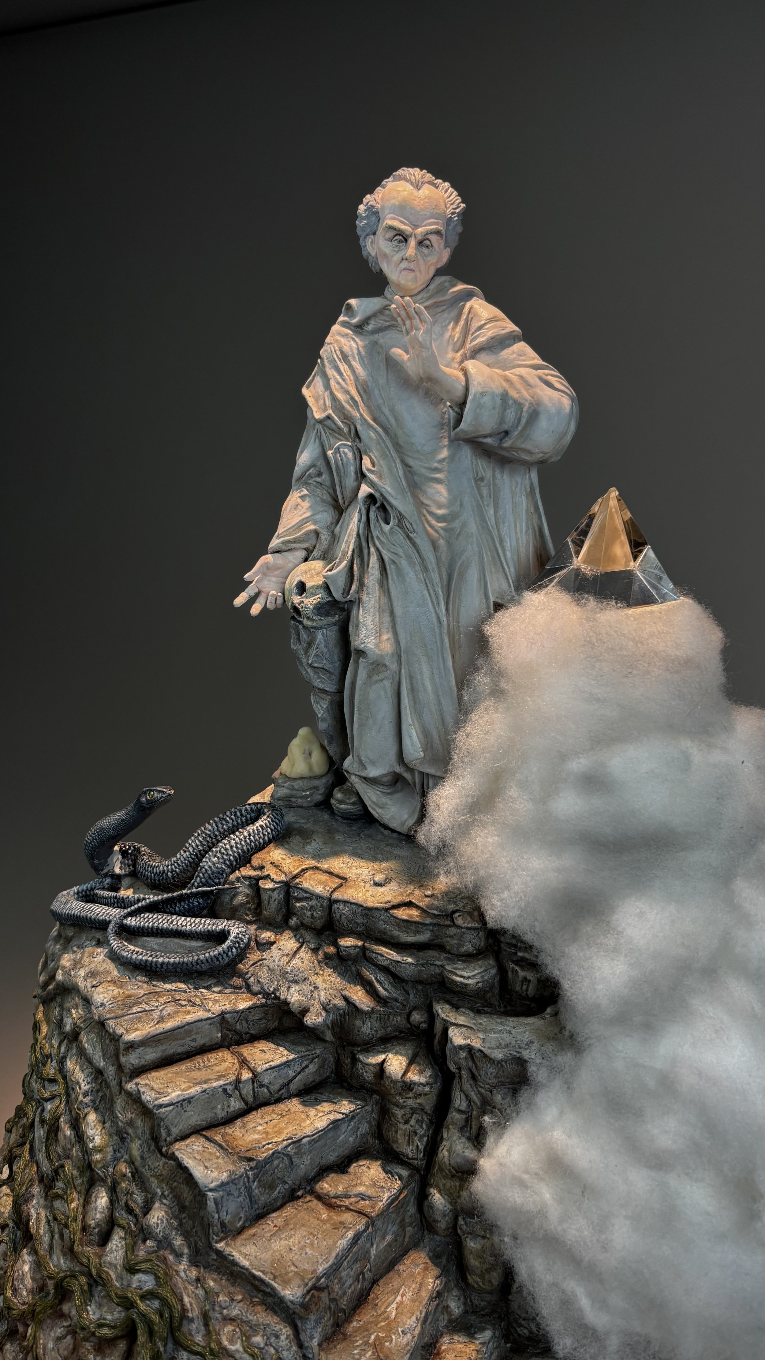 The Necromancer - Mixed Media Sculpture - ©2026 Arnold G. therushsculptor.com