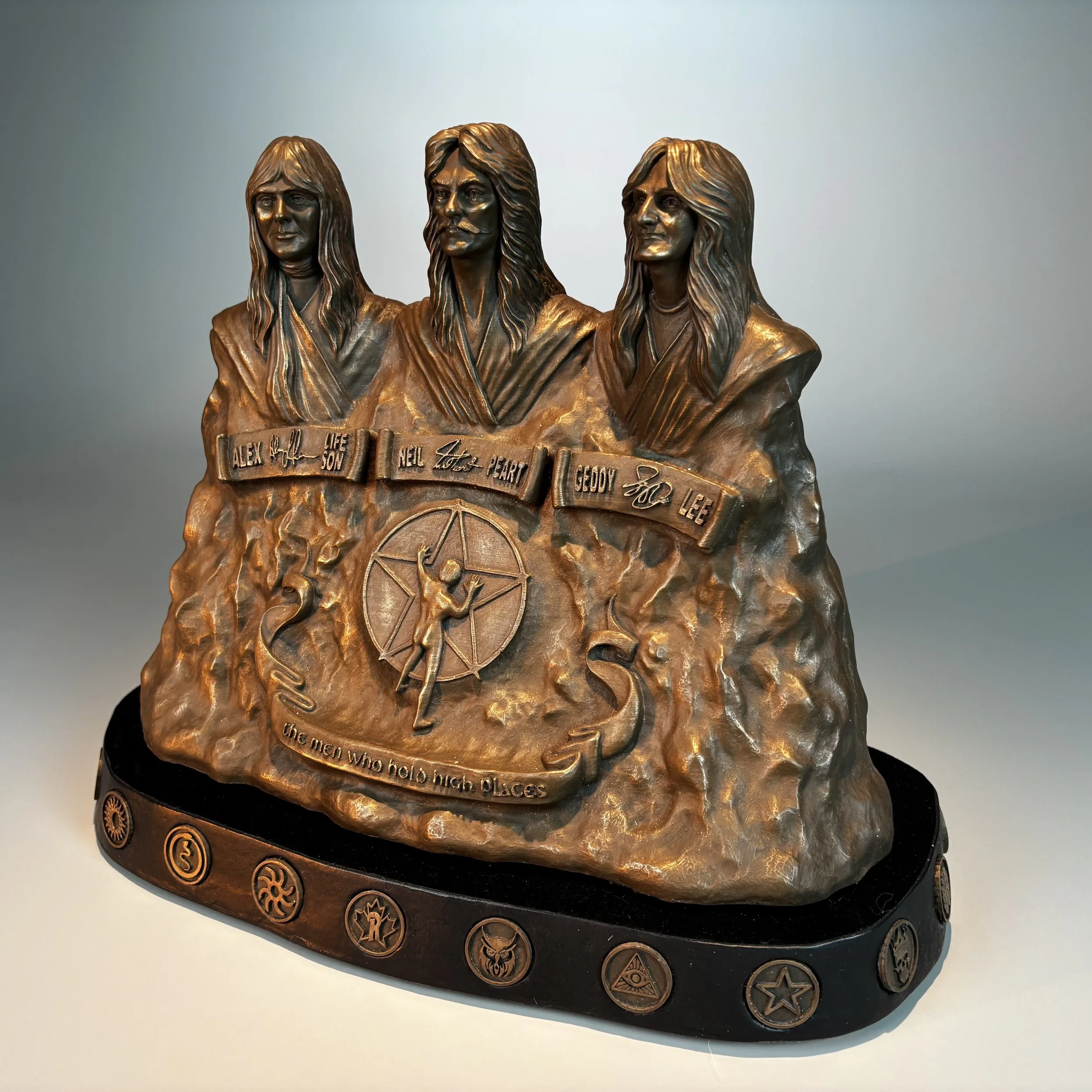 The Men Who Hold High Places - Reduced Scale - Bonded Bronze - ©2026 Arnold G. therushsculptor.com