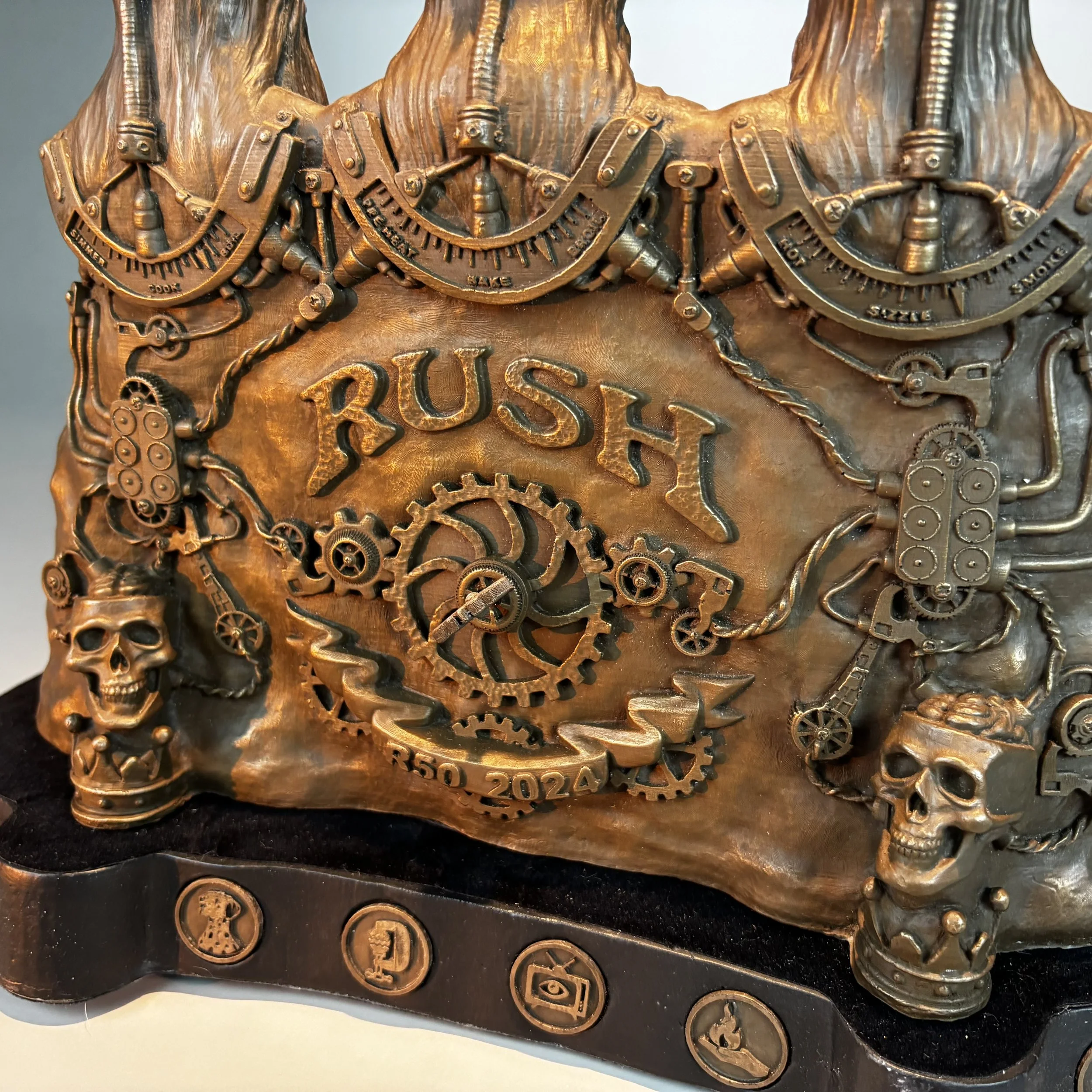 The Men Who Hold High Places - Reduced Scale - Bonded Bronze - ©2026 Arnold G. therushsculptor.com