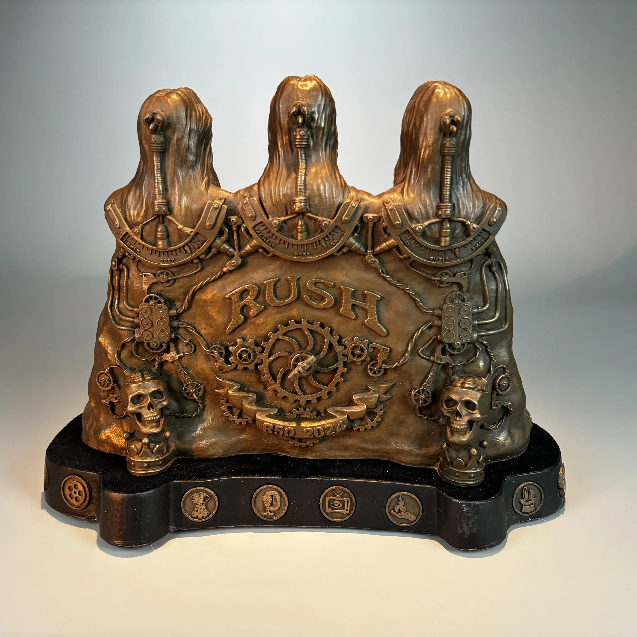 The Men Who Hold High Places - Reduced Scale - Bonded Bronze - ©2026 Arnold G. therushsculptor.com