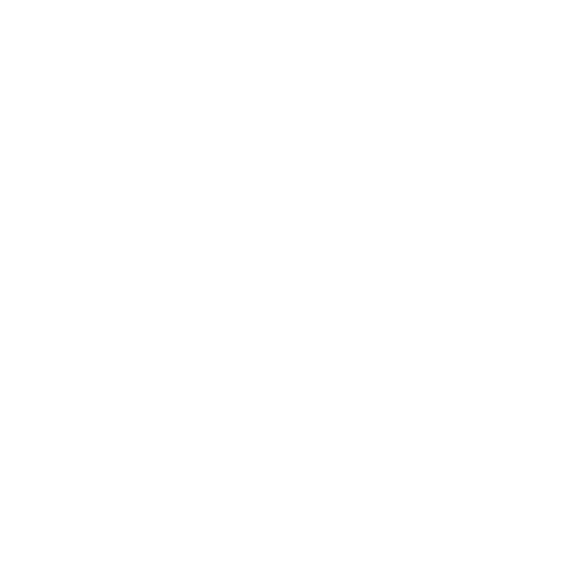 Outline of a hand with the index finger and thumb forming a circle, pointing to the right on a black background.