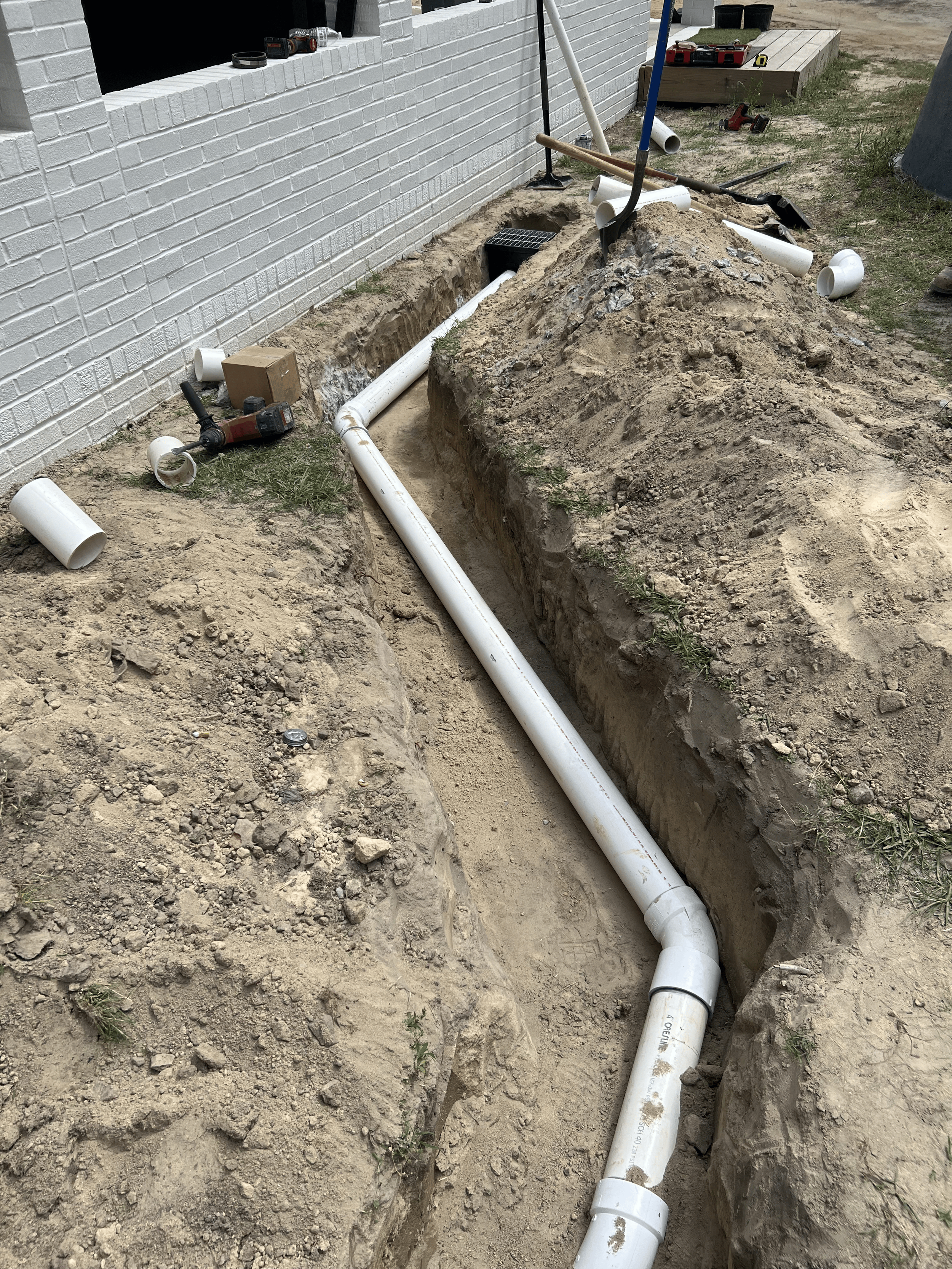 Ground Rough (French Drain)