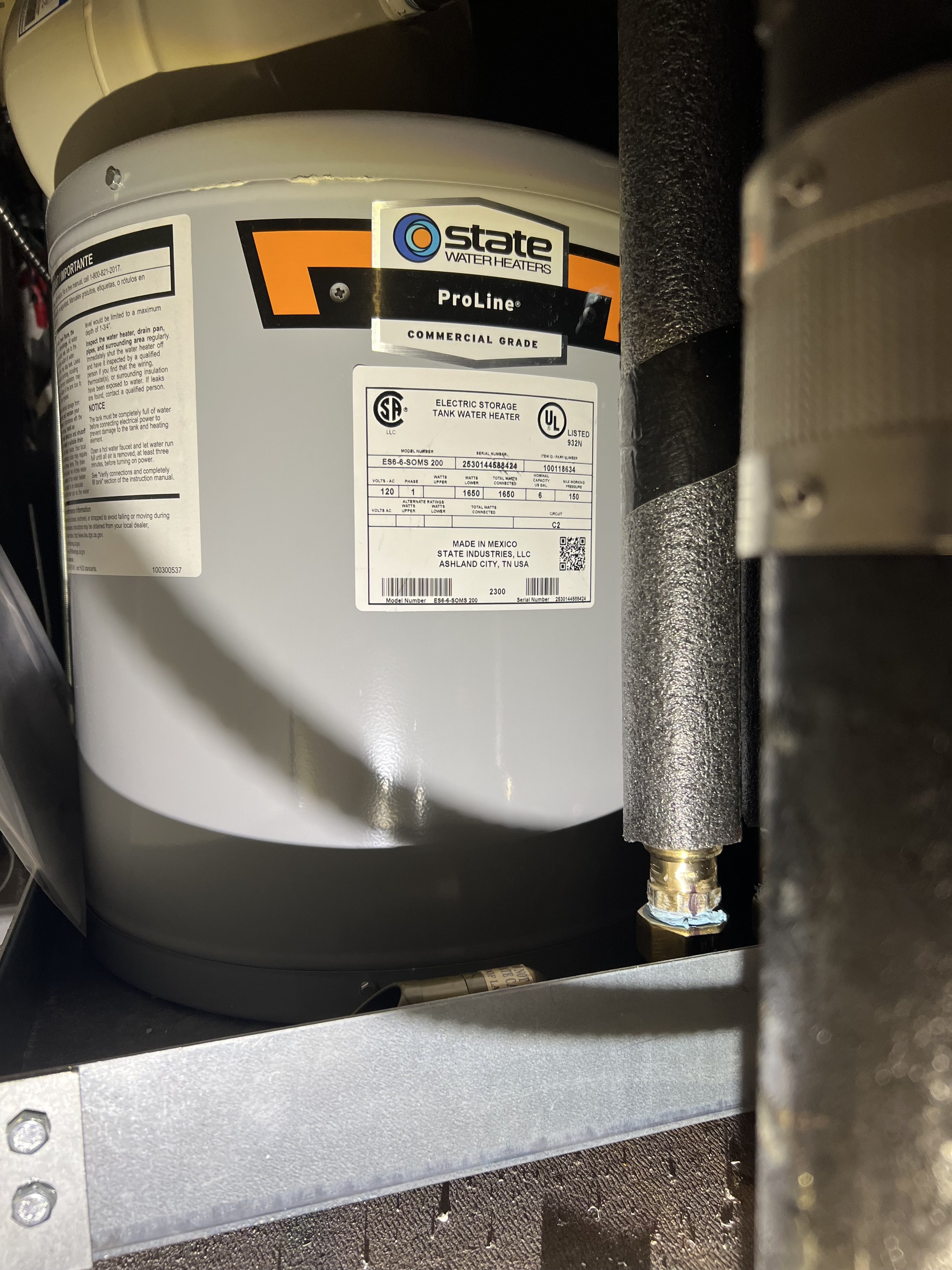 Tank Type Water Heater (Small)