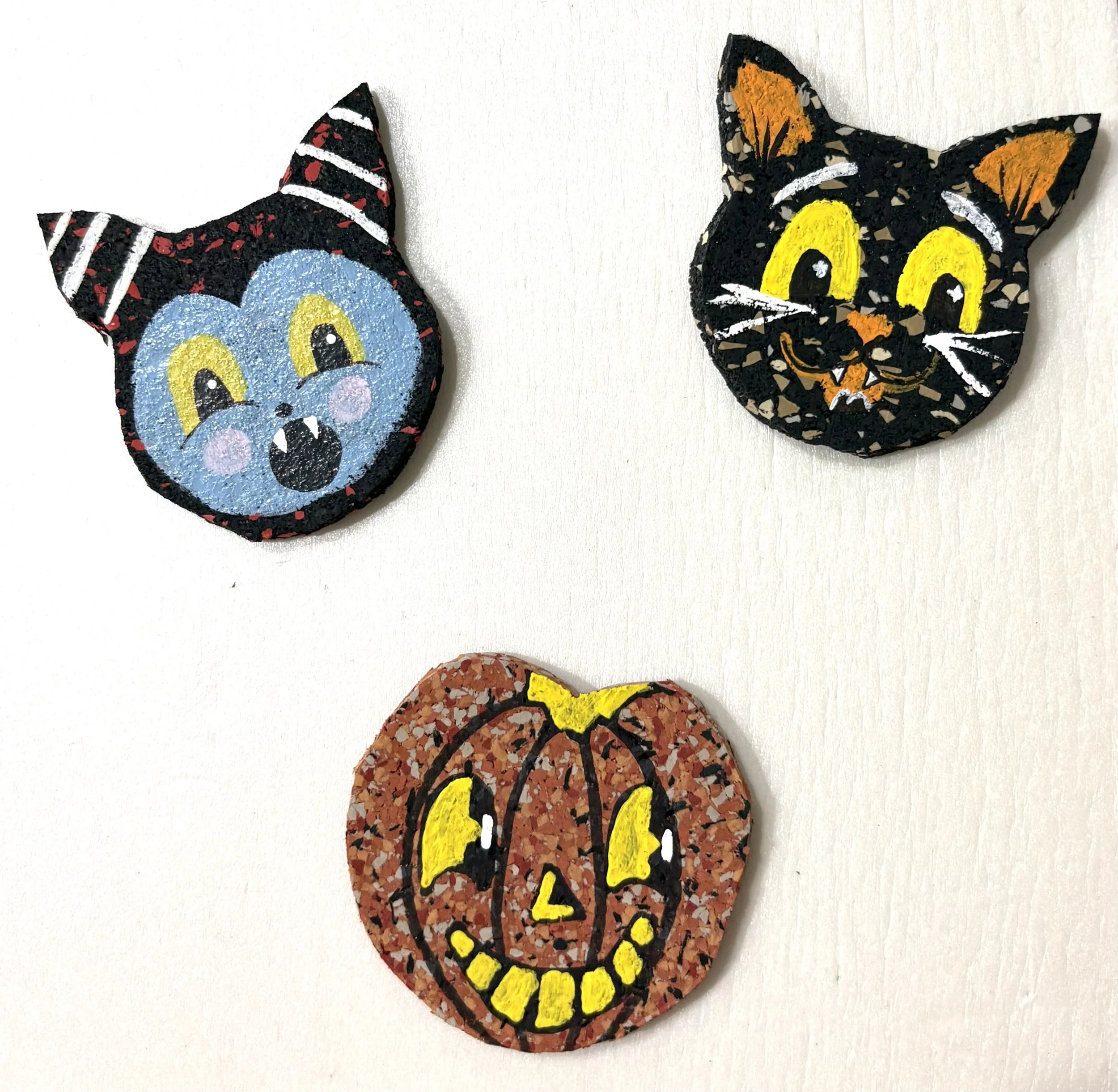 Handmade Halloween Magnets