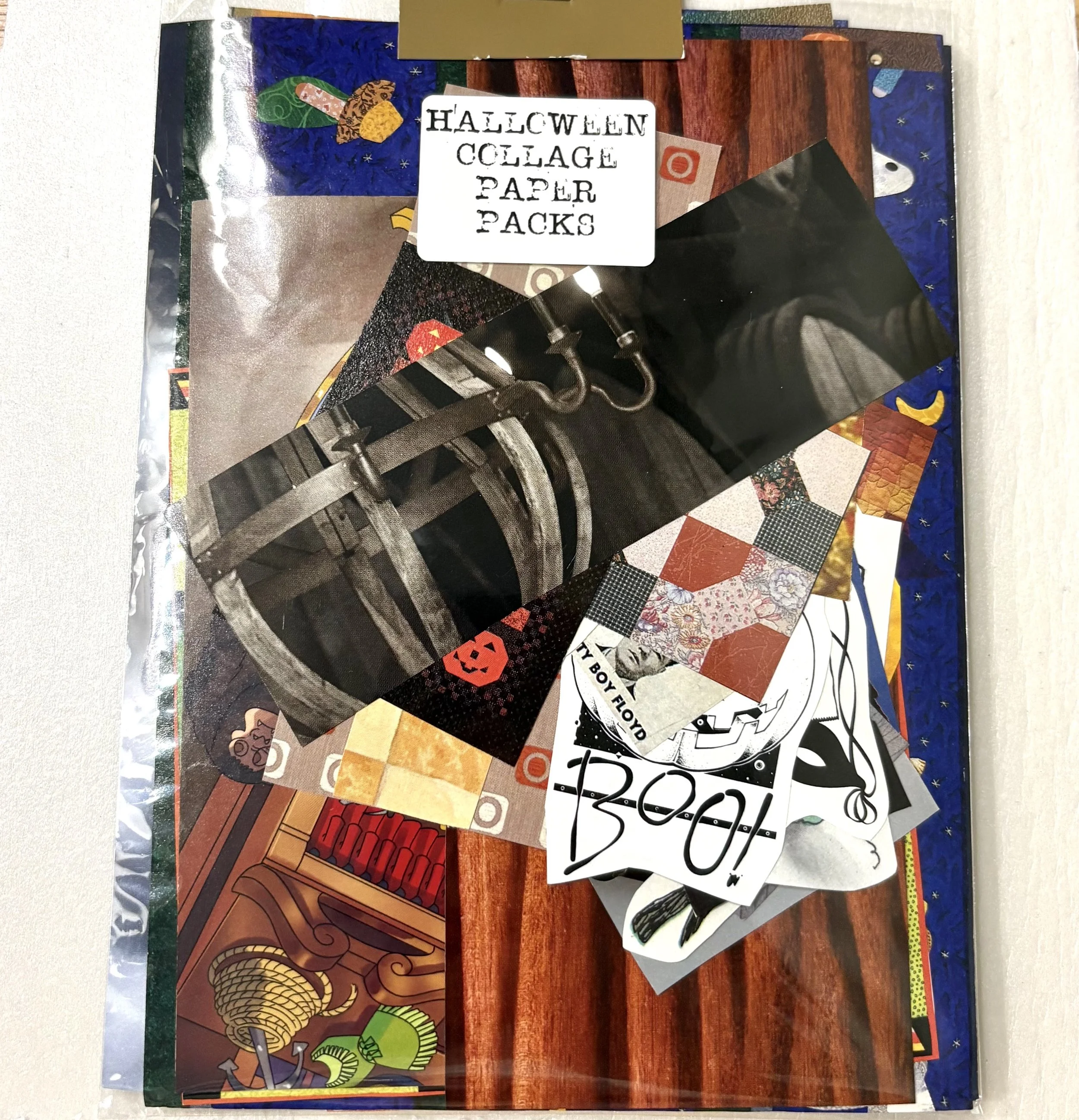 Halloween Collage Paper Pack