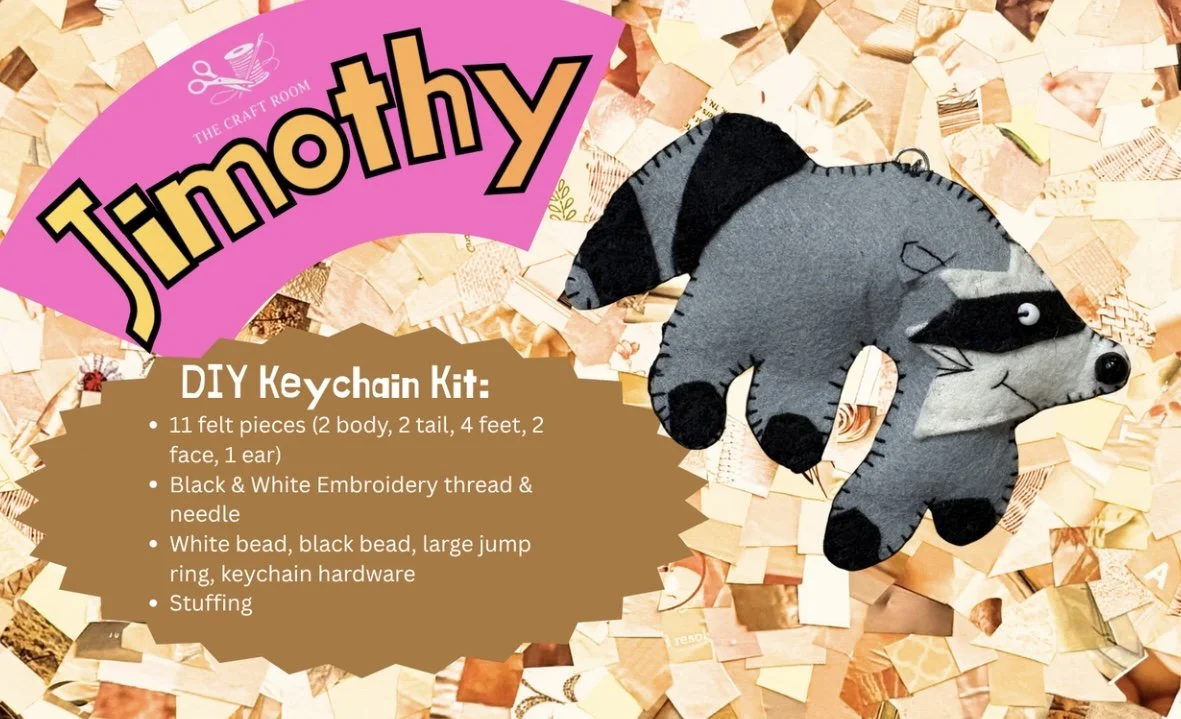 Jimothy DIY Felt Keychain Kit