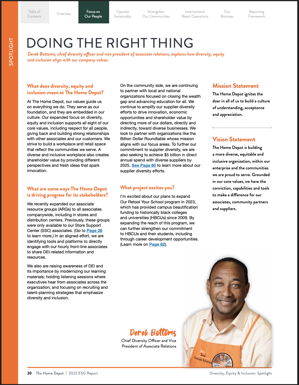 The Home Depot 2022 ESG Report