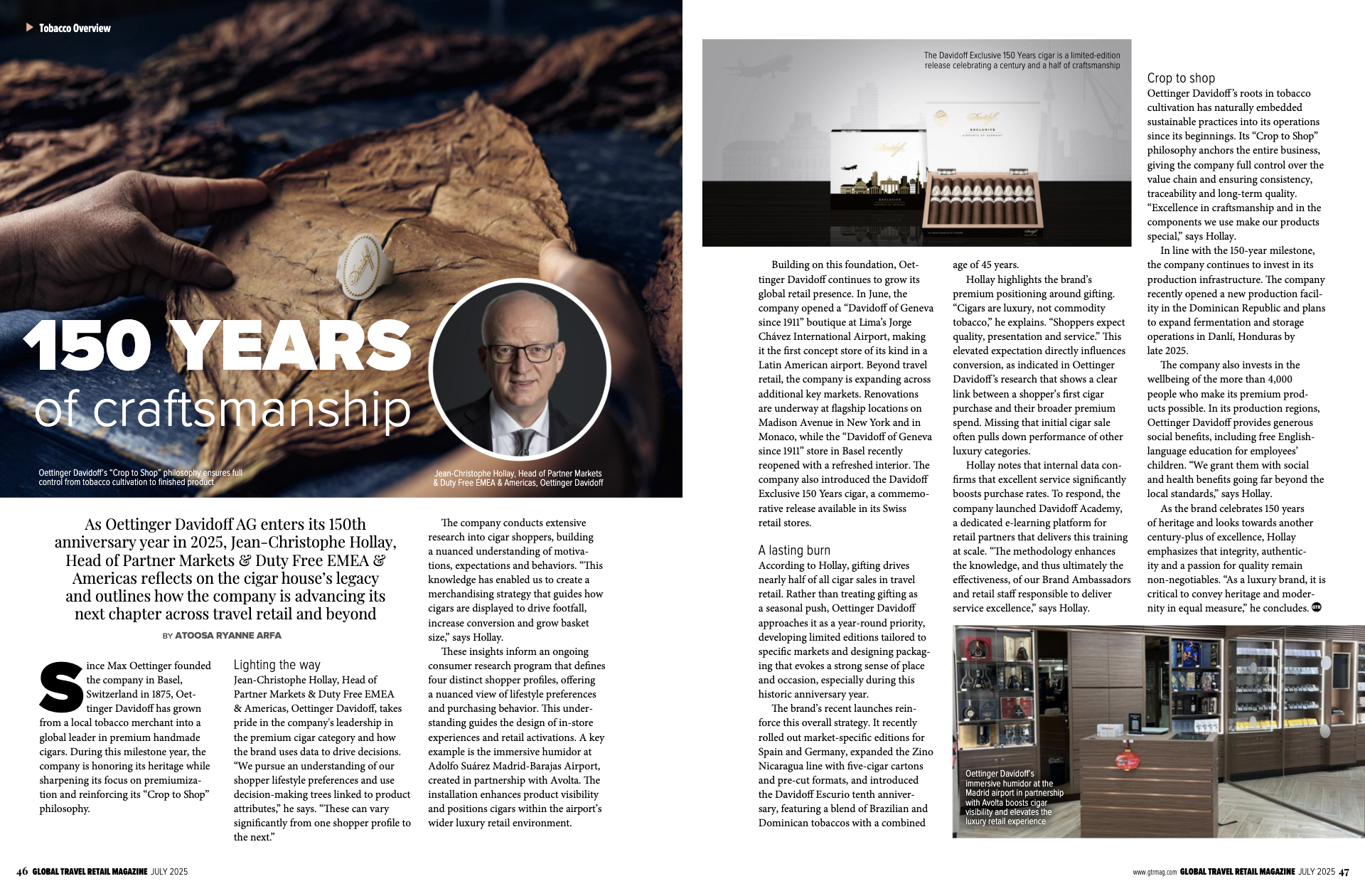 Global Travel Retail Magazine, Spirits & Tobacco Issue 2025