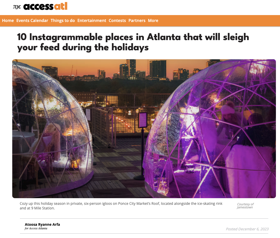 10 Instagrammable places in Atlanta that will sleigh your feed during the holidays