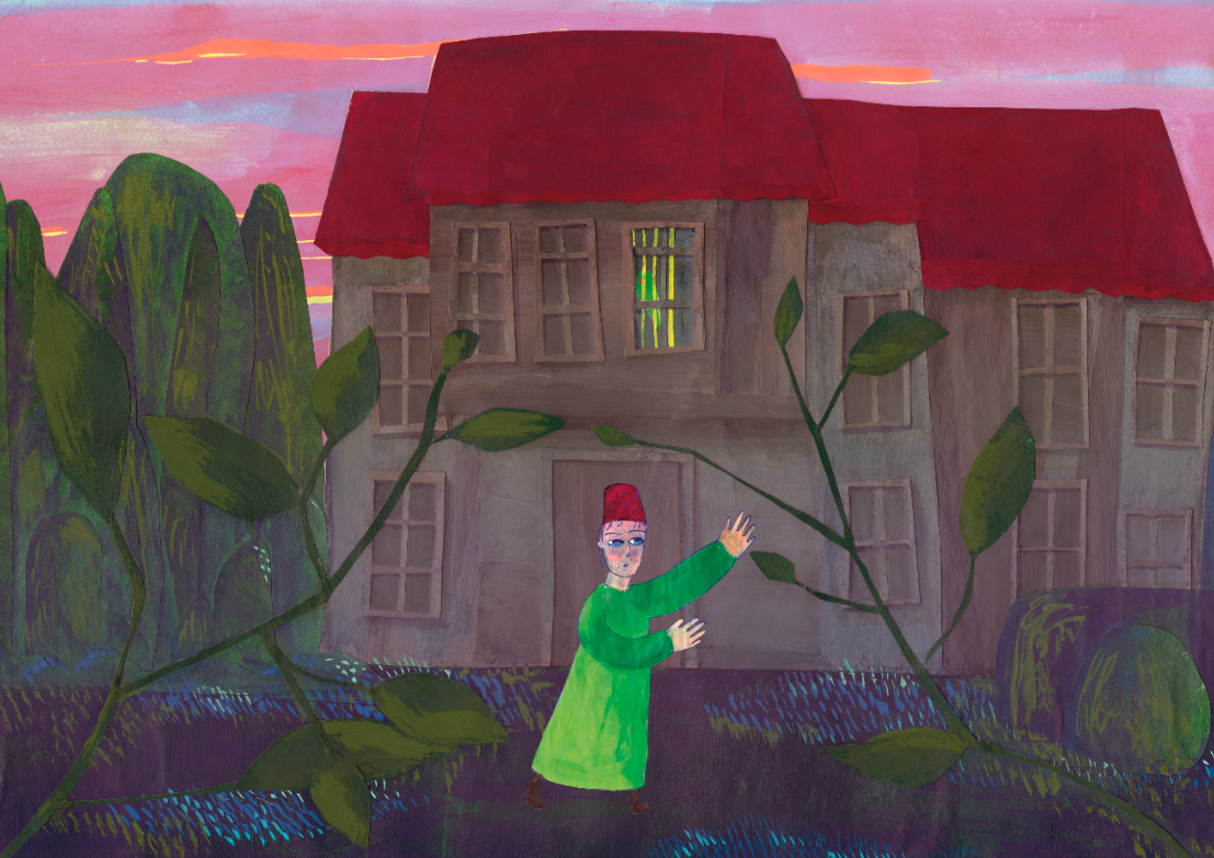 captivity, mixed media collage