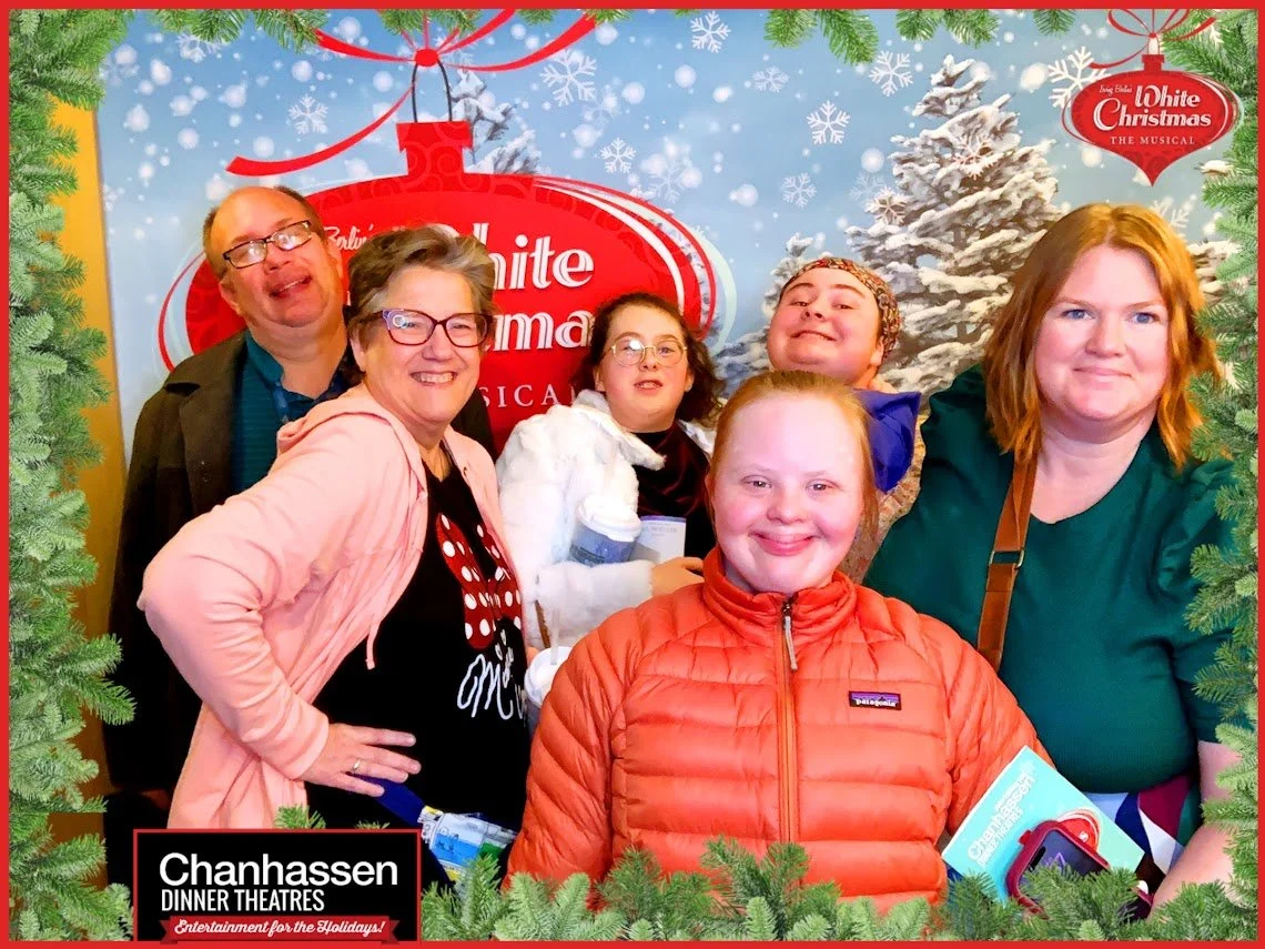 A Group of SOAR friends at White Christmas at Chanhassen Dinner Theatre December 2025