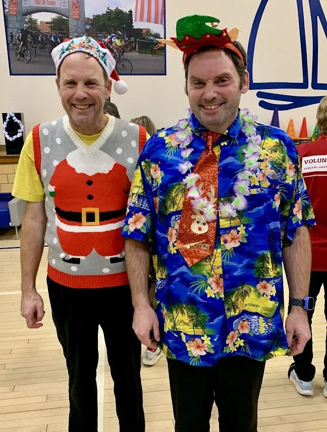 SOAR friends that are brothers at our Tropical Winter Wonderland Dance Dec. 2025