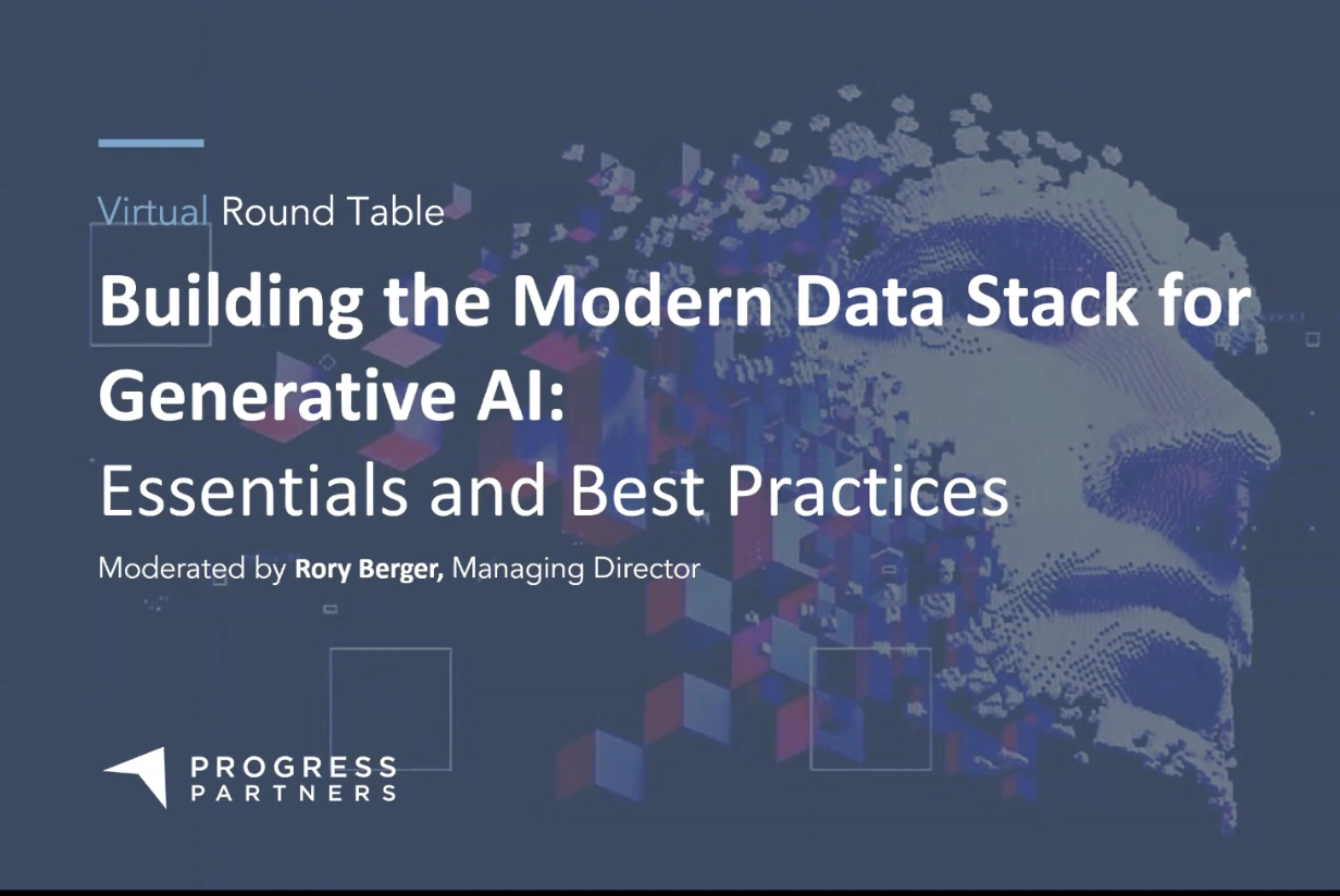 Virtual Round Table: Building the Modern Data Stack for Generative AI