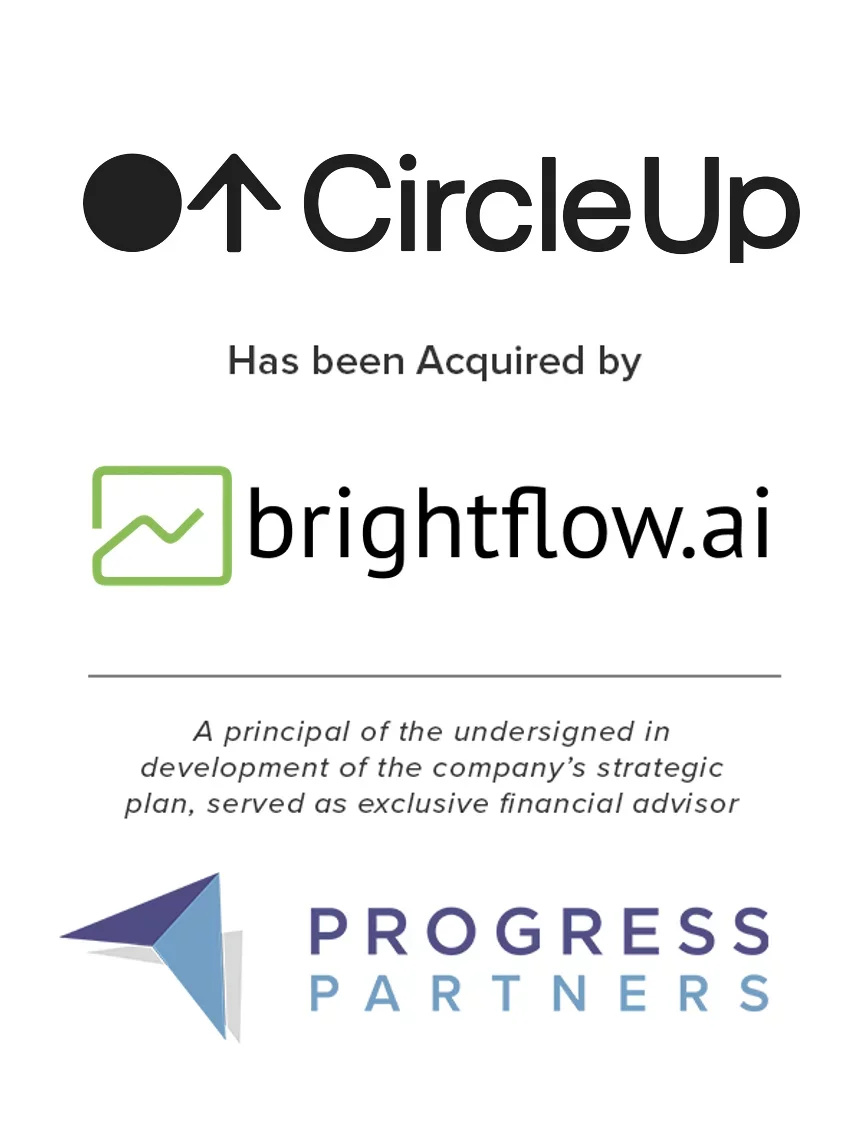Progress Partners Advises CircleUp on its Acquisition by Brightflow AI