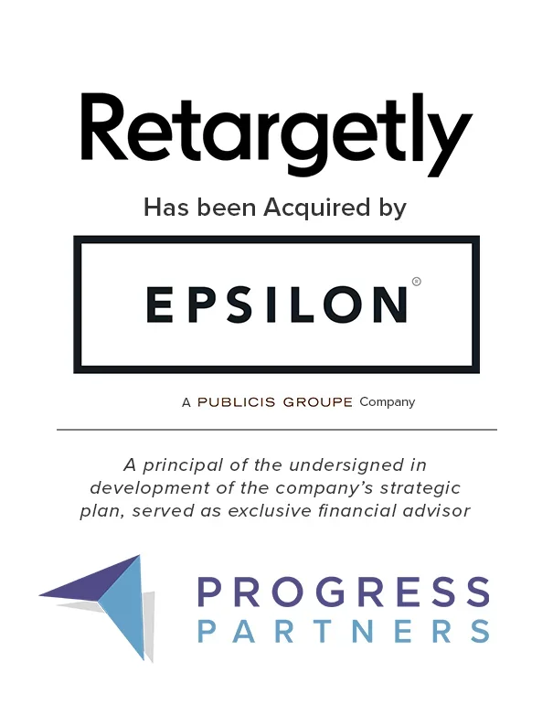 Progress Partners Advises Retargetly on its Acquisition of Epsilon