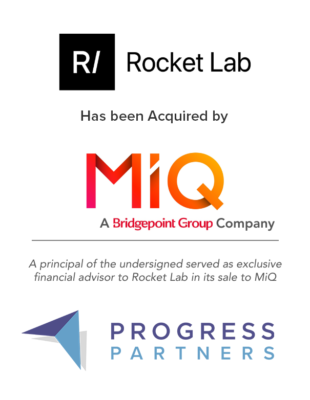 Progress Partners Advises Rocket Lab on its Strategic Acquisition by MiQ