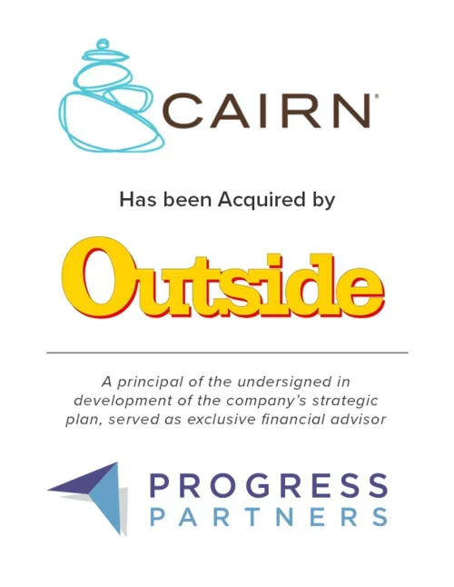Progress Partners Advises Outside on its Acquisition of Cairn