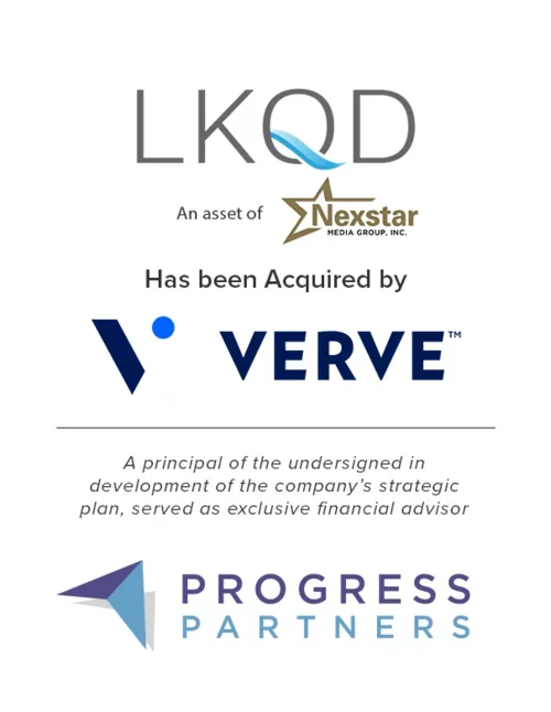 Progress Partners Advises LKQD on its Acquisition by Verve