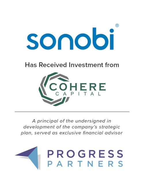 Progress Partners Advises Sonobi on its Investment from Cohere Capital