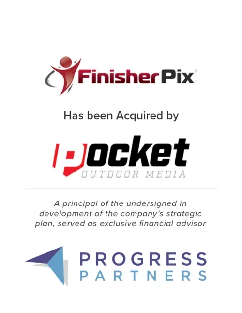 Progress Partners Advises Pocket Outdoor Media on its Acquisition of FinisherPix