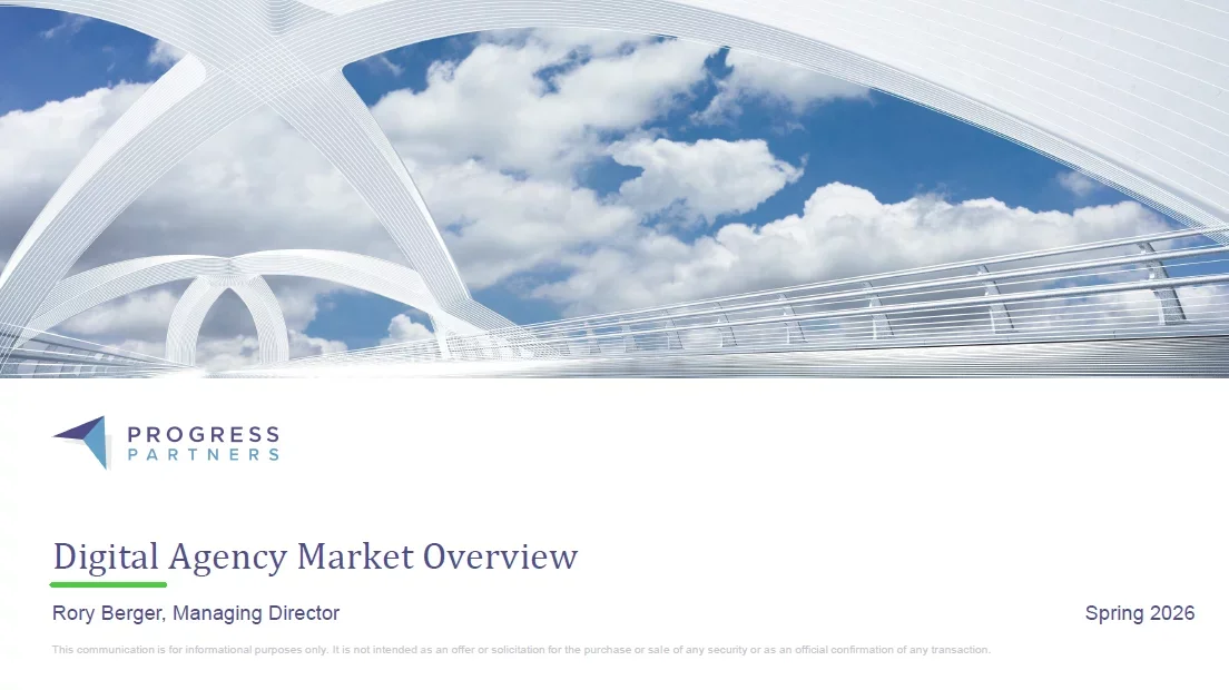 Digital Agency Market Commentary Spring 2026 
