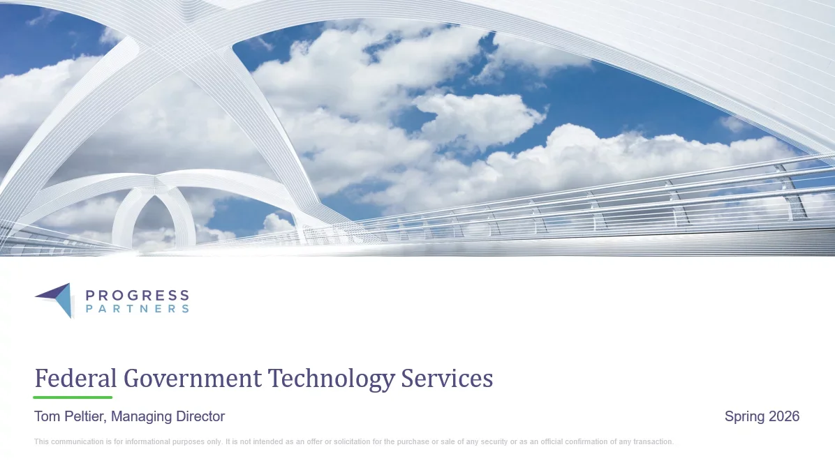 Government Technology &amp; Services Market Commentary Spring 2026