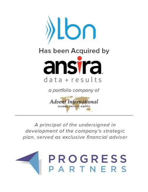 Progress Partners Advises on Sale of LocalBizNow (LBN) to Ansira Partners