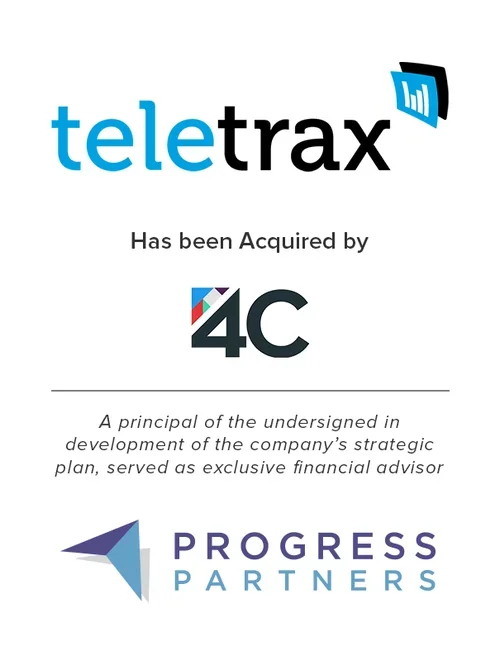 Progress Partners Advises Teletrax on its Acquisition by 4C