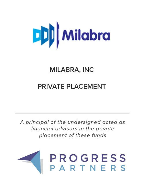 Progress Partners Advises Milabra on its Successful Funding