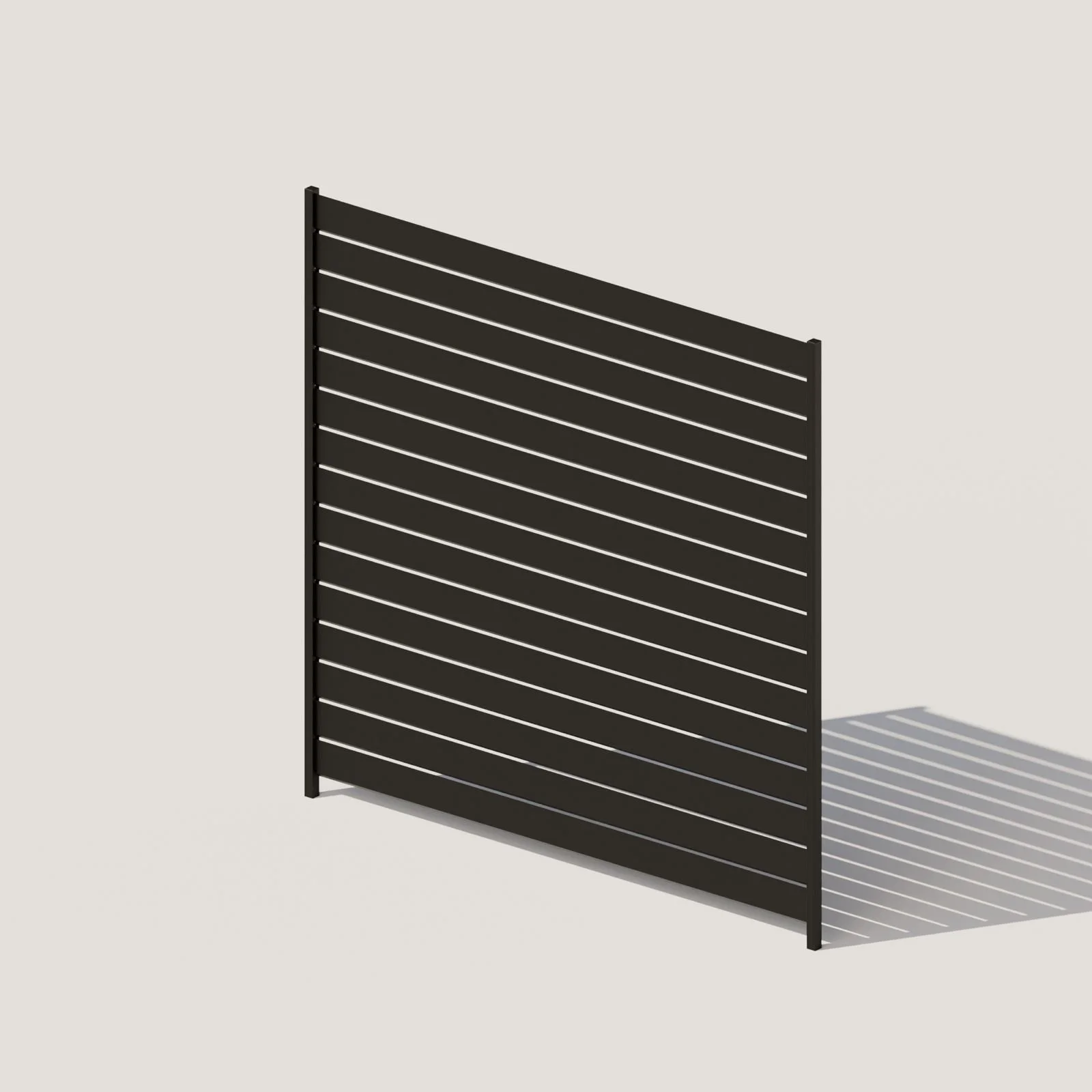 Aluminum Rhombus Privacy Fence Panel 6'H x 6'W
