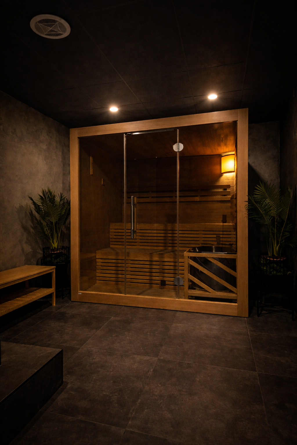Private traditional sauna
