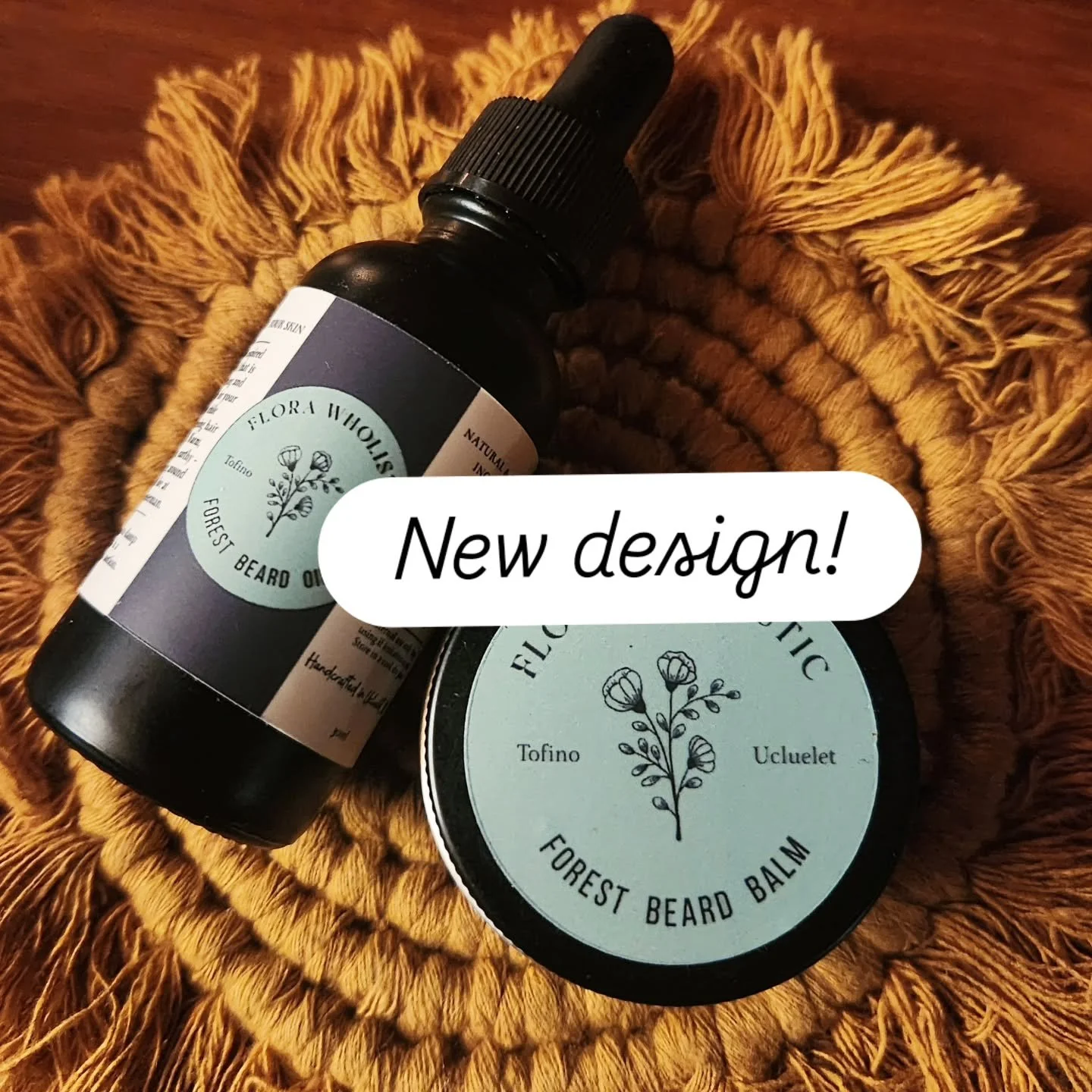 With moving to Ucluelet, I wanted to take the time to redesign my labels and rethink my products. 

Good quality, naturally made beard products are rare to find when you live in a rural or remote area. This is why I decided to expand my Beard Collect