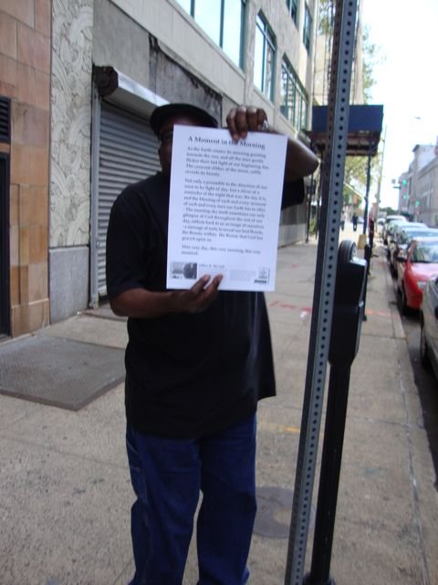 October 8, 2010. Diary of a Billsticker – Newark, New Jersey, USA