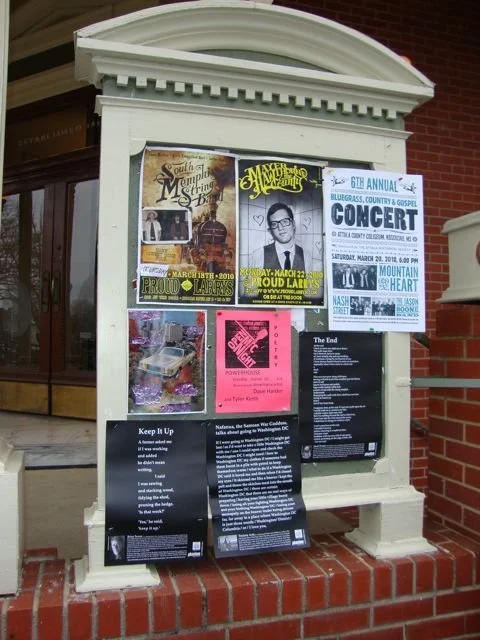 March 31, 2010. Diary of a Billsticker – Mississippi Delta, USA