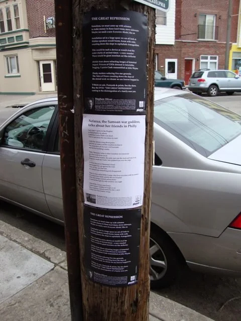 March 15, 2010. Diary of a Billsticker – South Philly, USA