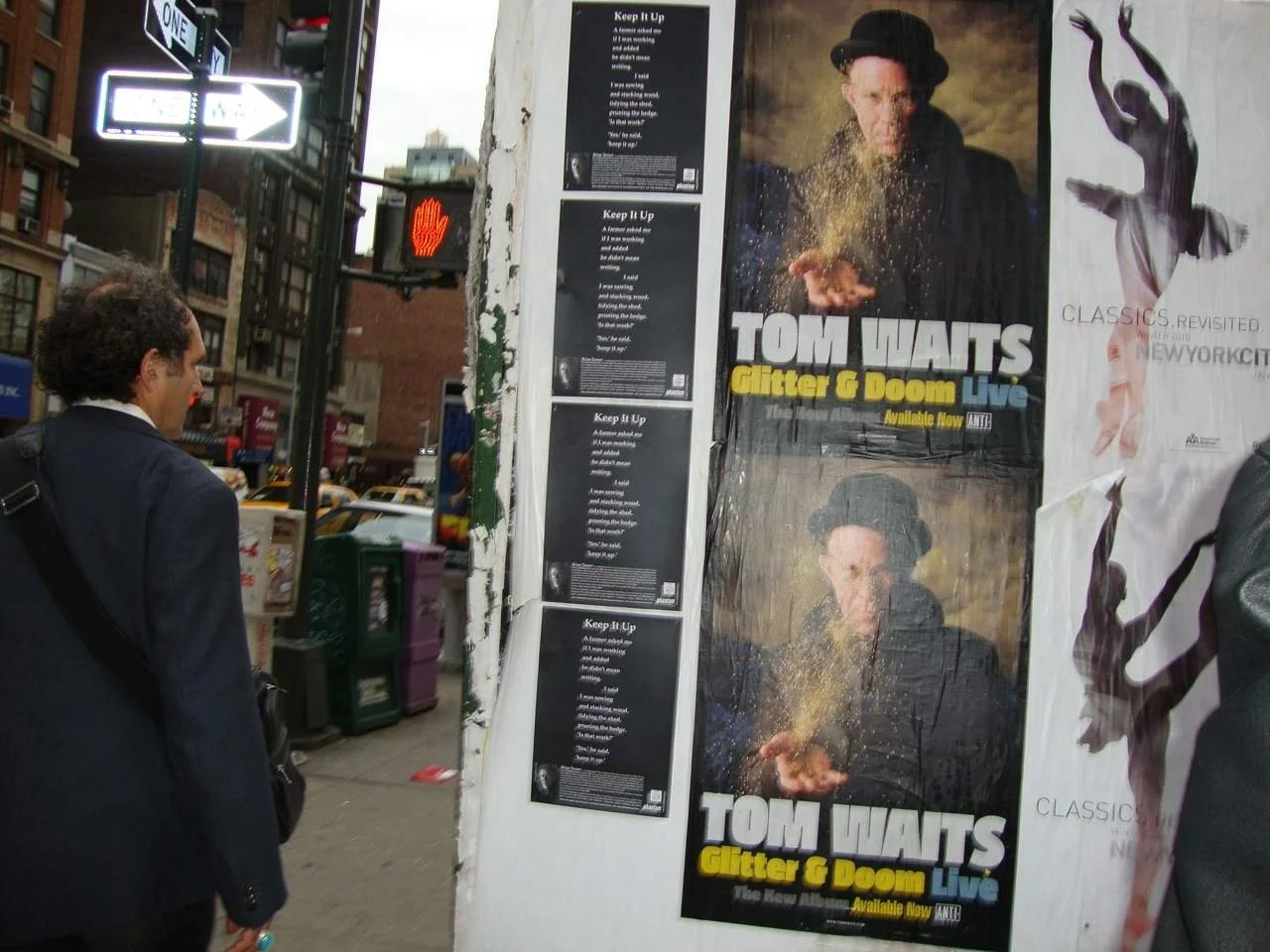 February 18, 2010. Diary of a Billsticker – Manhattan, USA