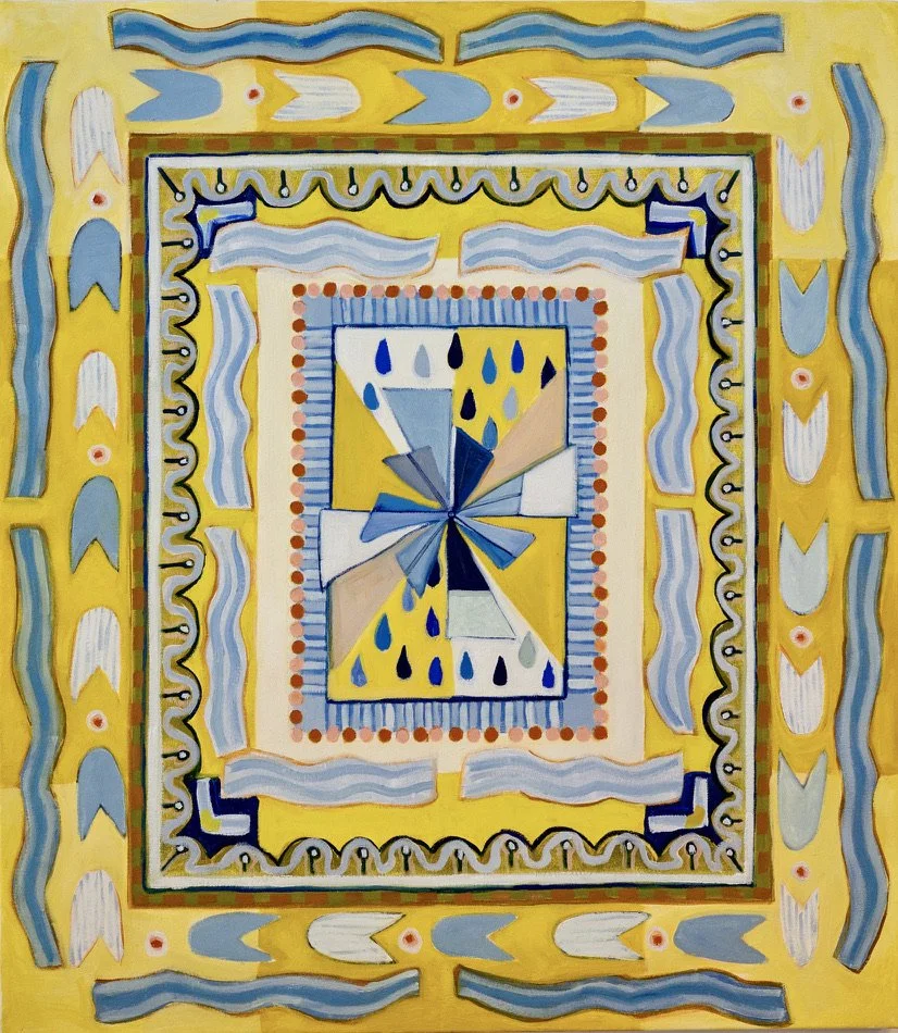 Work, 2022, oil on canvas, 40 x 35 in.