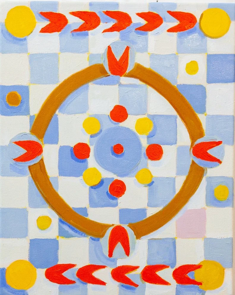 Place Setting, 2022, oil on canvas, 28 x 22 in.