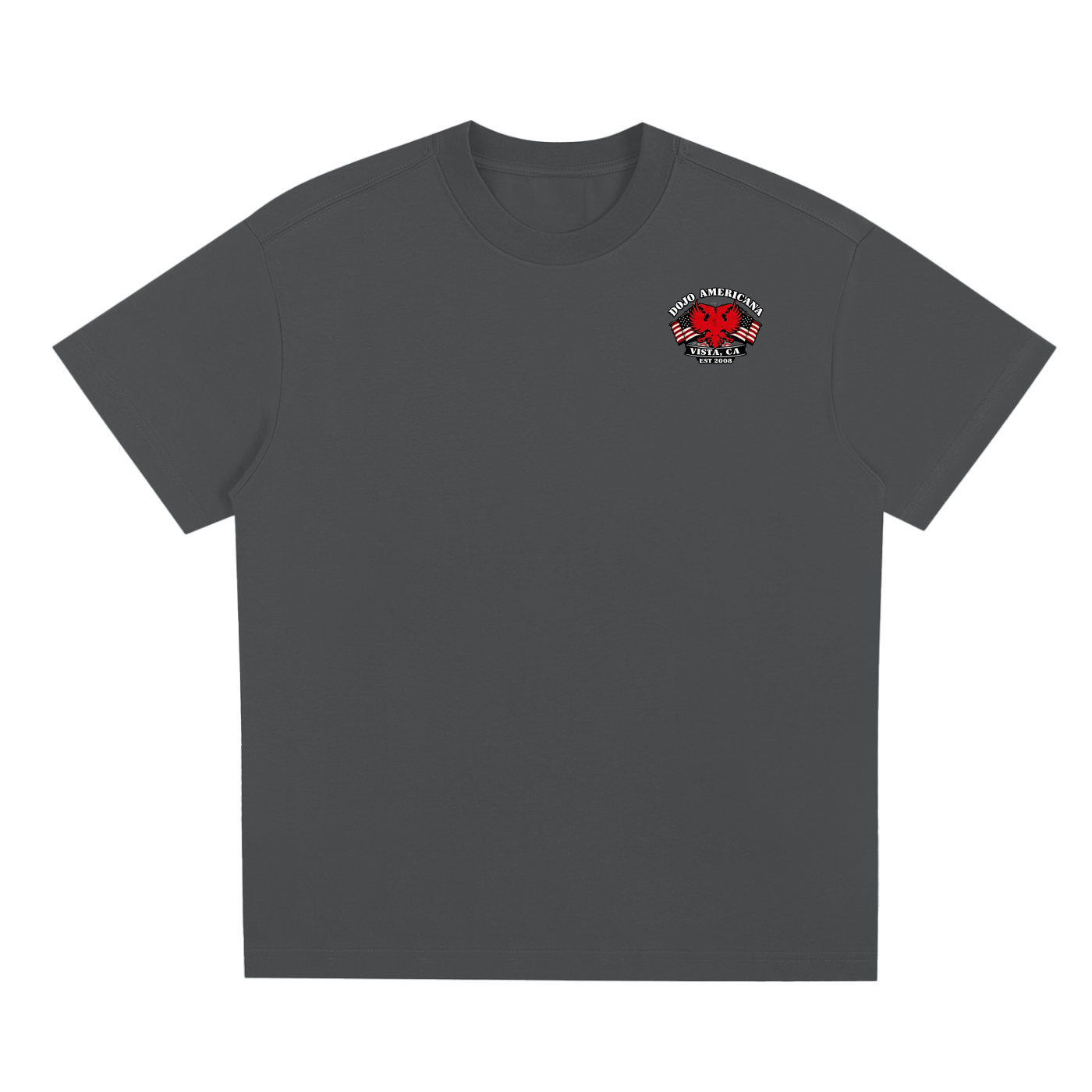 Dojo Americana Everyday Tee Shirt Blue and Gray