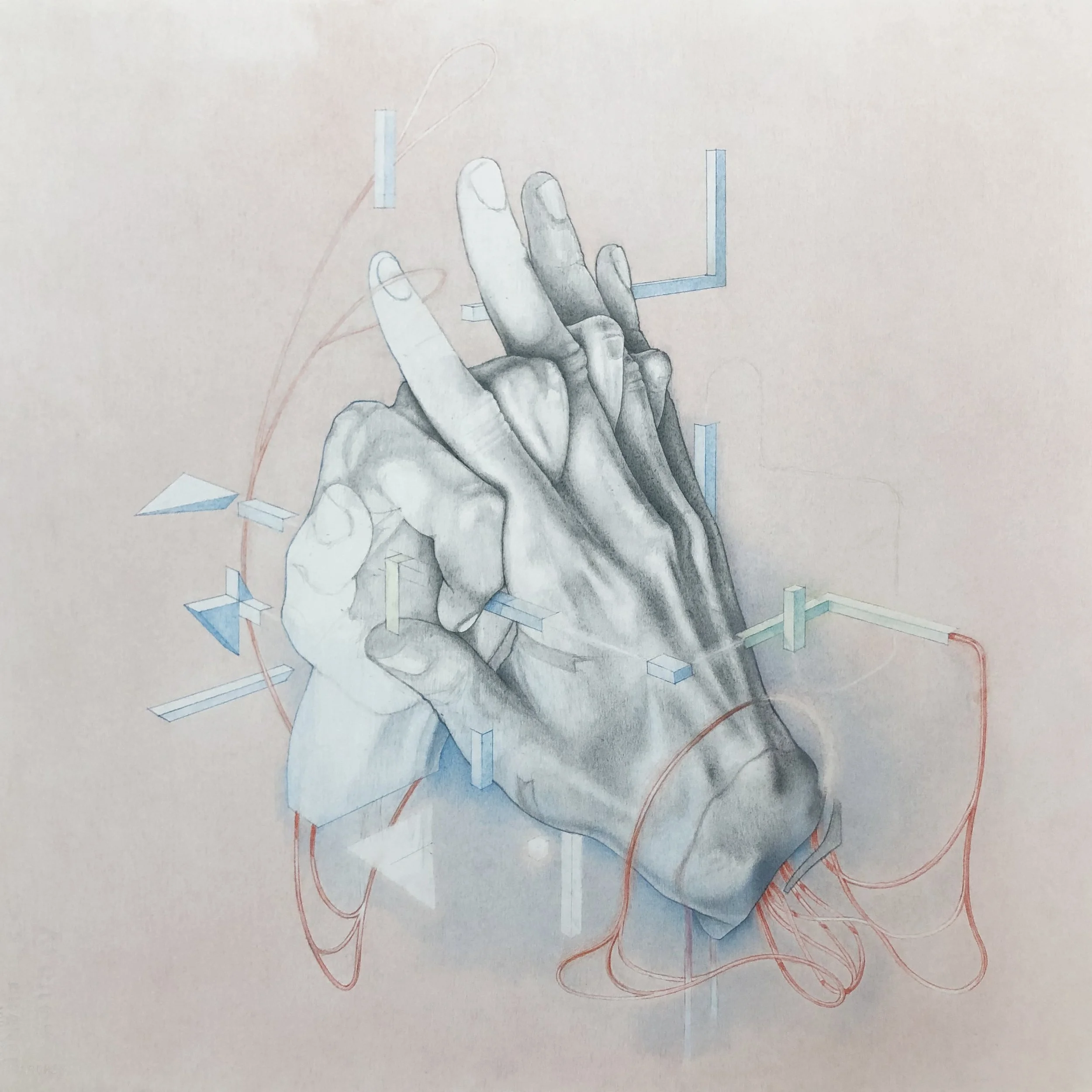 Quantumloop, 201, coloured pencil on paper