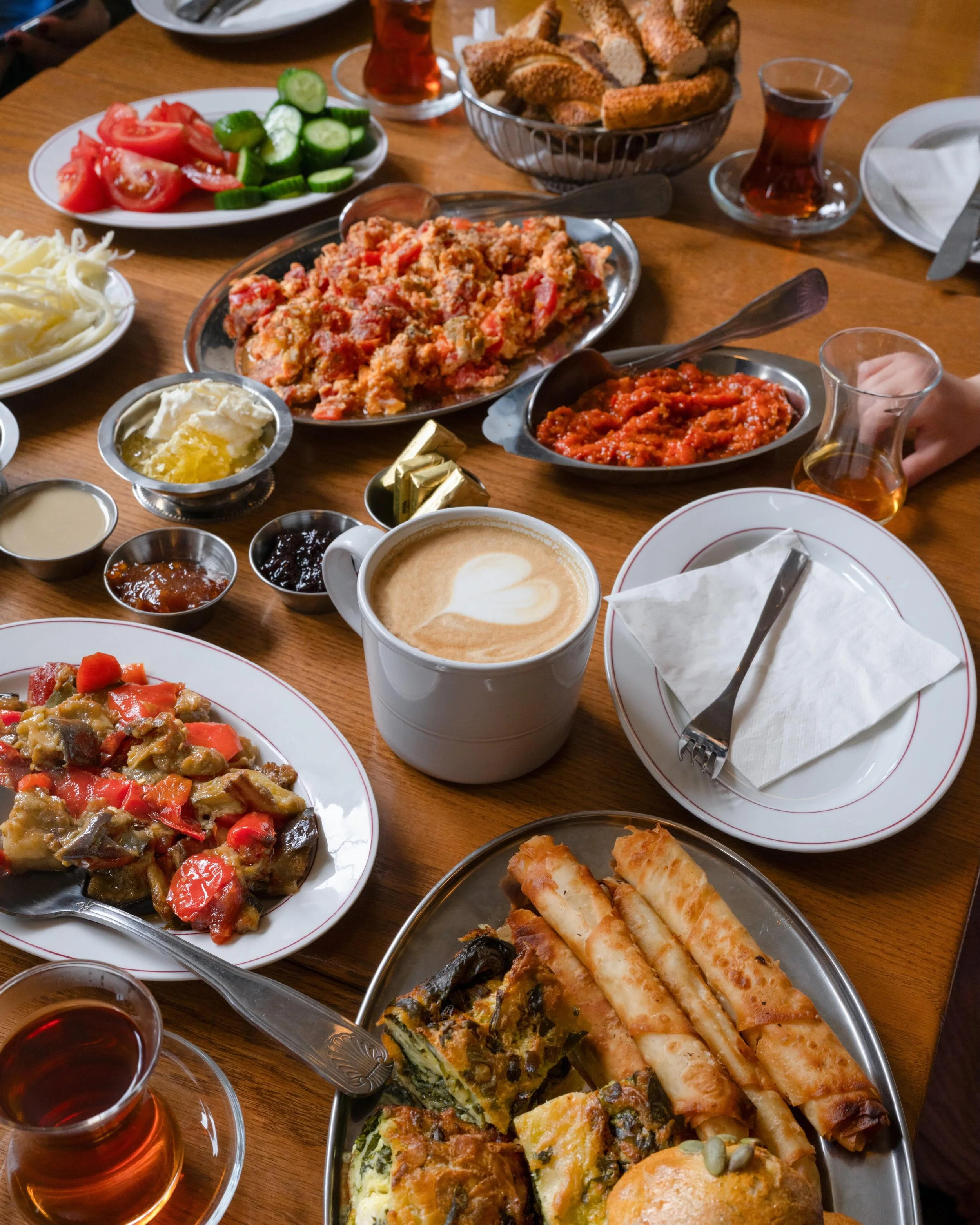 Weekend brunch, meant to be shared. ✨
Now serving our family-style Turkish &amp; Mediterranean brunch with endless tea, house-made bites, and coffee by @partnerscoffee . ☕️🥐 Gather your people and join us around the table.