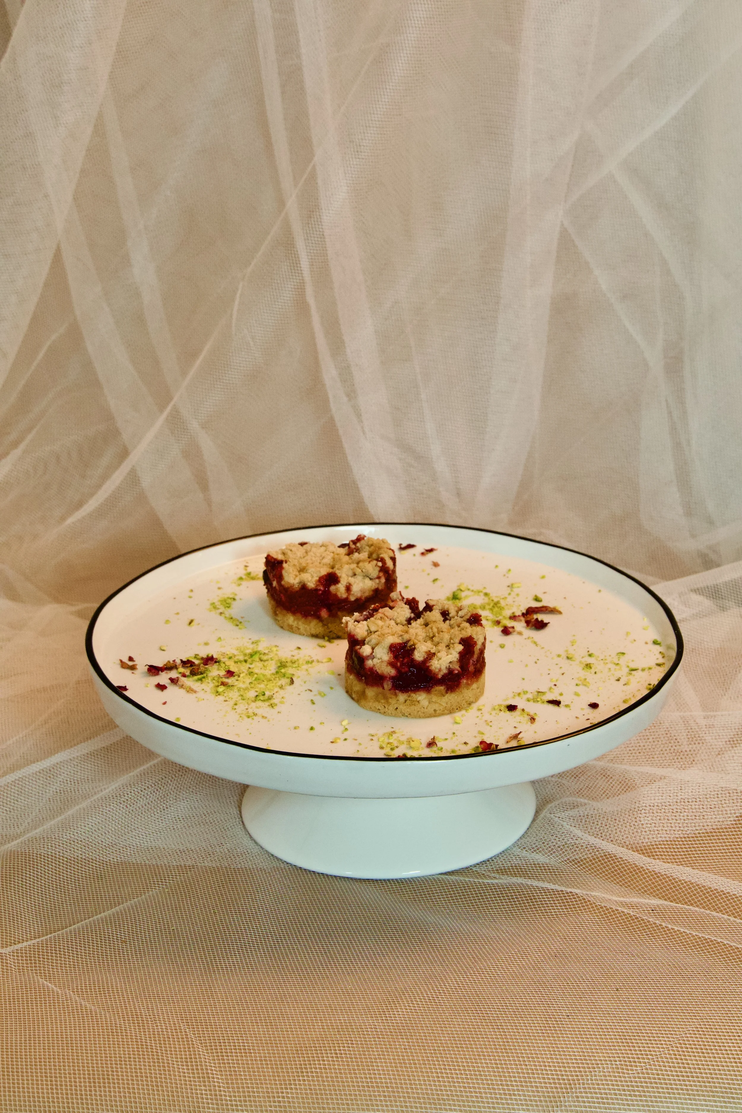 Raspberry Crumble Tartlets