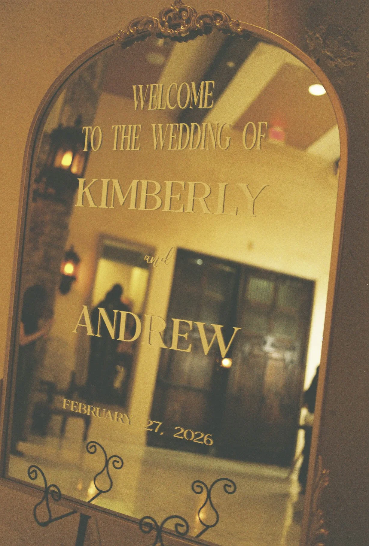 The reception celebration at Ashley Castle in Chandler, Arizona, came to life through hybrid film and digital photography, capturing elegant reception details, joyful bridal party entrances, and lively dance floor moments inside the castle’s grand ba