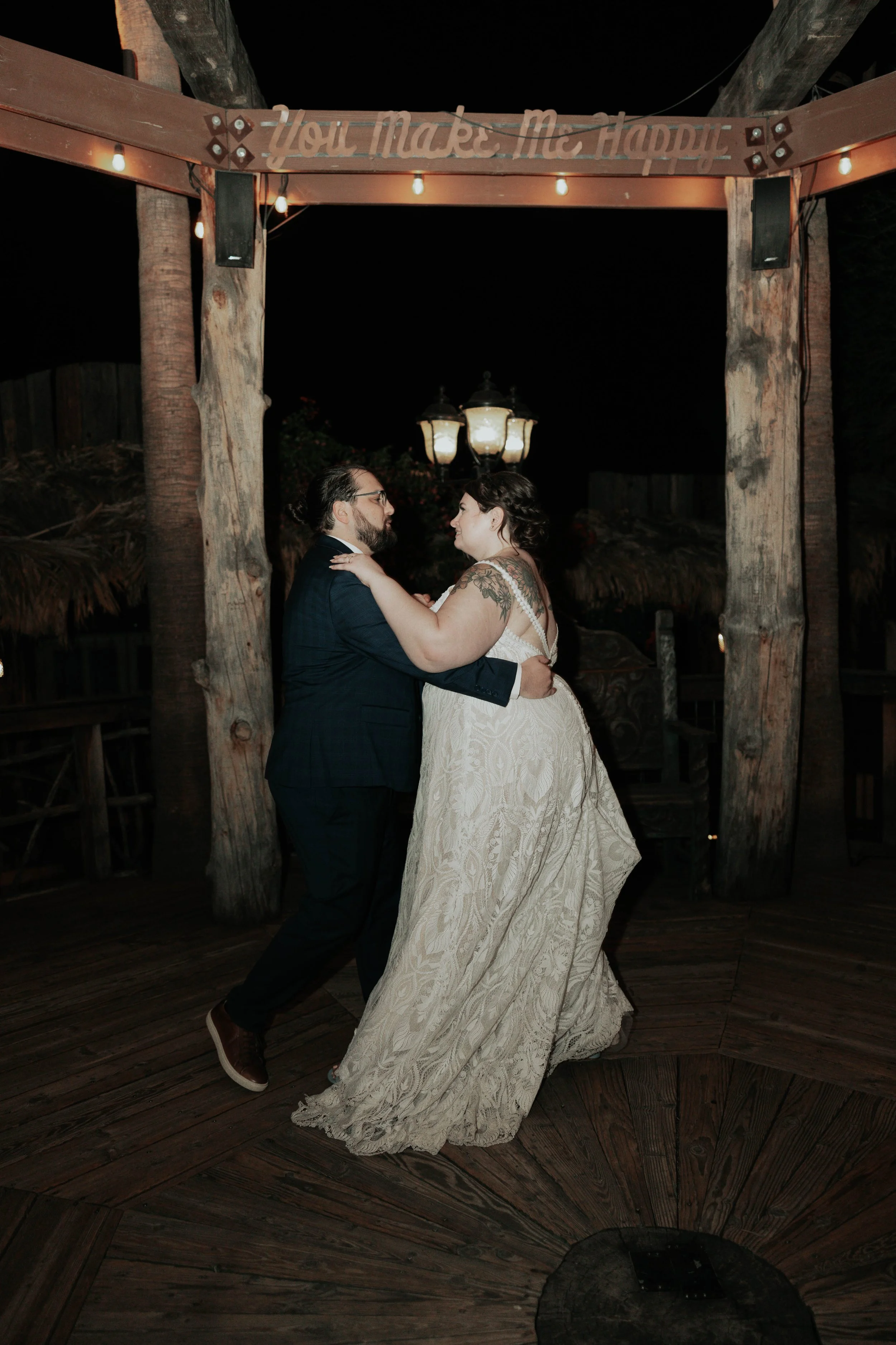 The evening ended with a romantic first dance beneath the lights of the Boojum Tree followed by a joyful sparkler exit surrounded by family and friends. It was the perfect way for Lauren and Joel to close out their beautiful Phoenix garden wedding ce