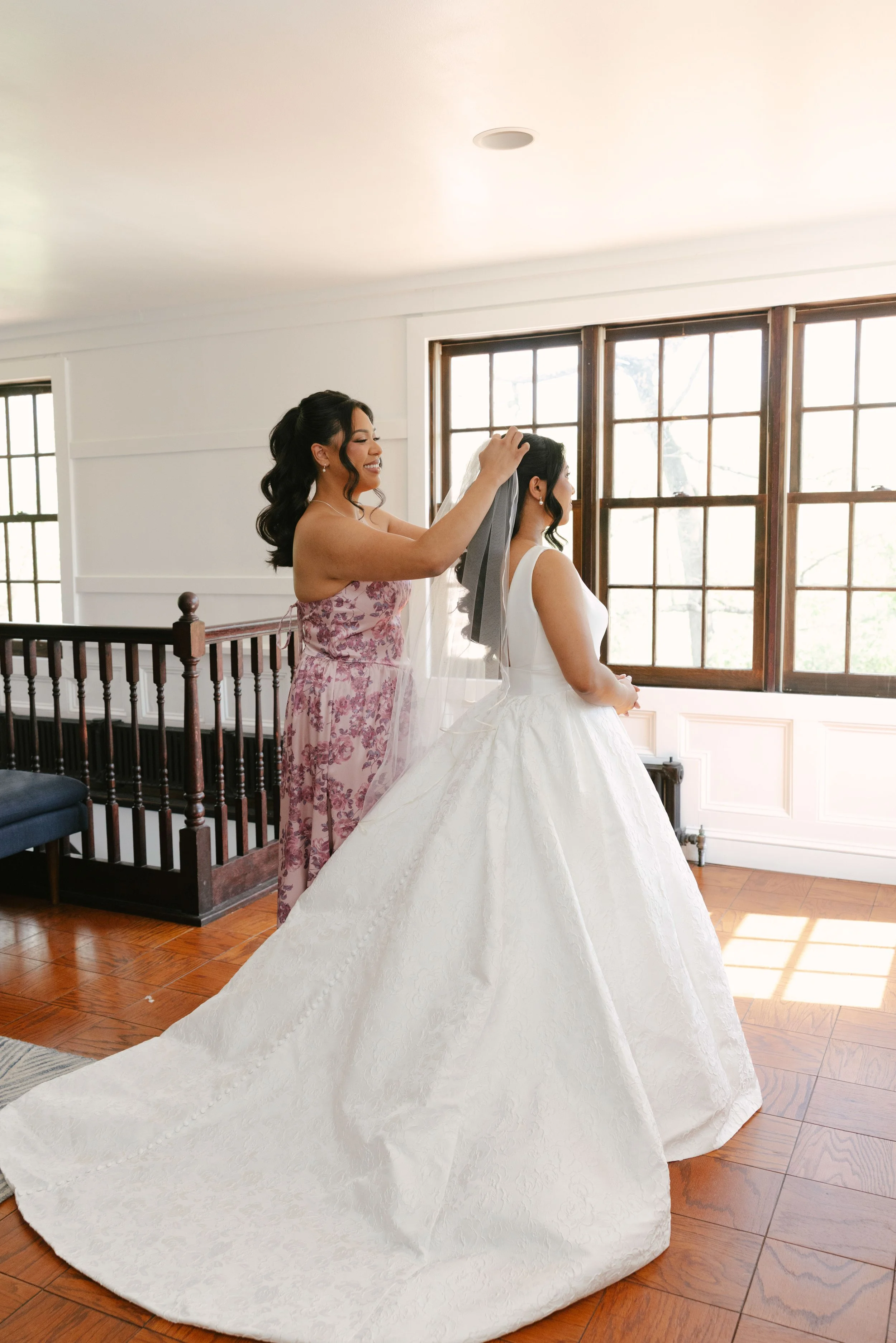 Hotel DuVillage wedding in Pennsylvania featuring bridal details, getting ready moments, candid portraits, and 35mm film photography by Raw By Laura.