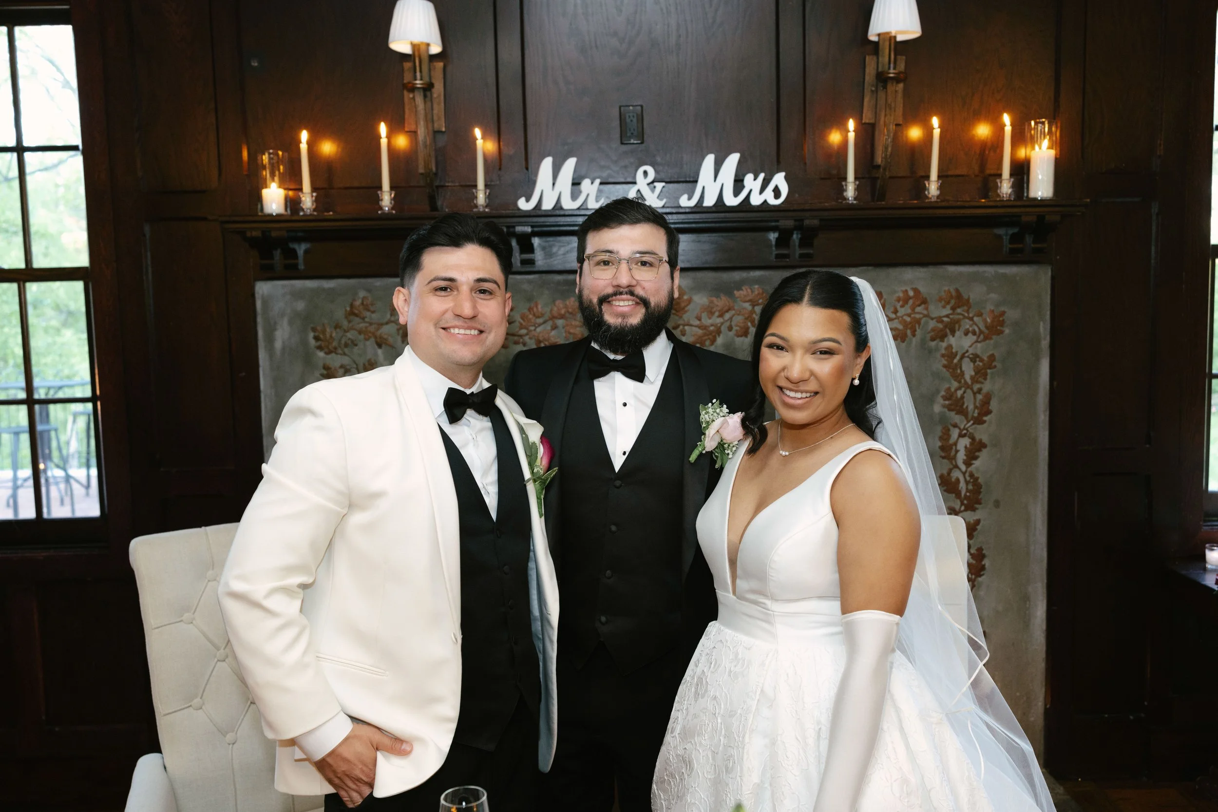 The reception at Hotel DuVillage kicked off with an unforgettable grand entrance as the bride, groom, and their loved ones filled the room with energy and excitement. From the first dance to the celebration that followed, every moment was captured on