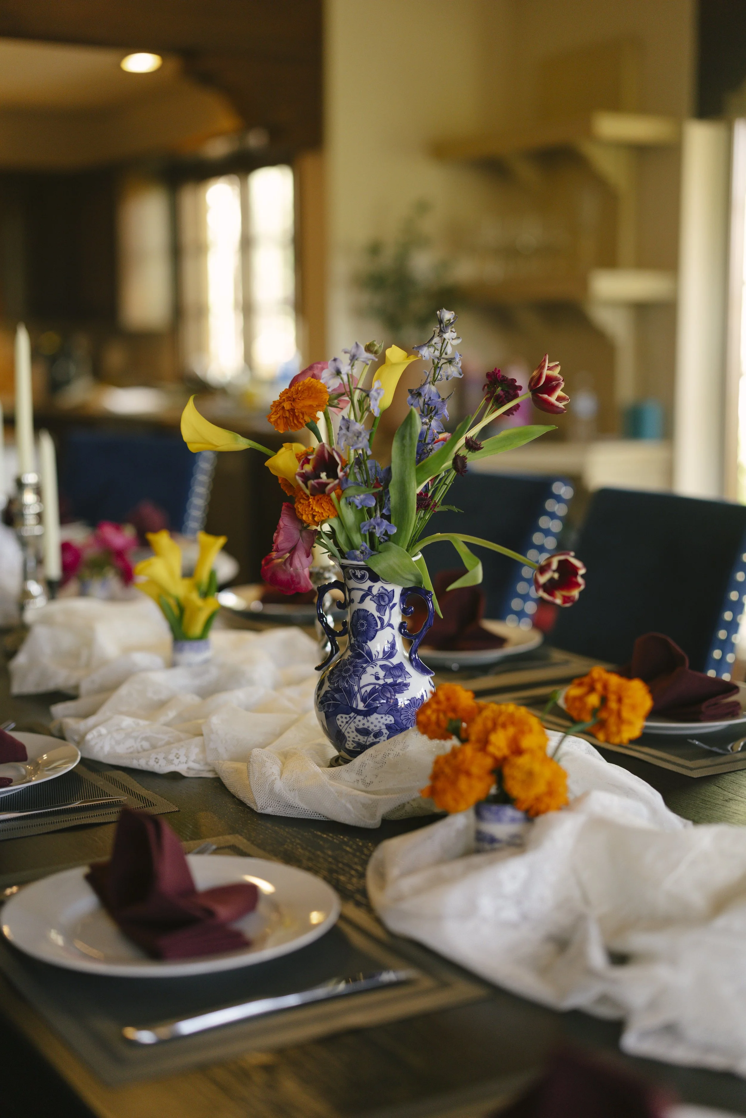 Chelsea and Travis' intimate Sedona elopement began with the groom getting ready alongside his family at a private Arizona home. From tailored wedding attire and meaningful family portraits to heartfelt moments helping him prepare, every detail refle