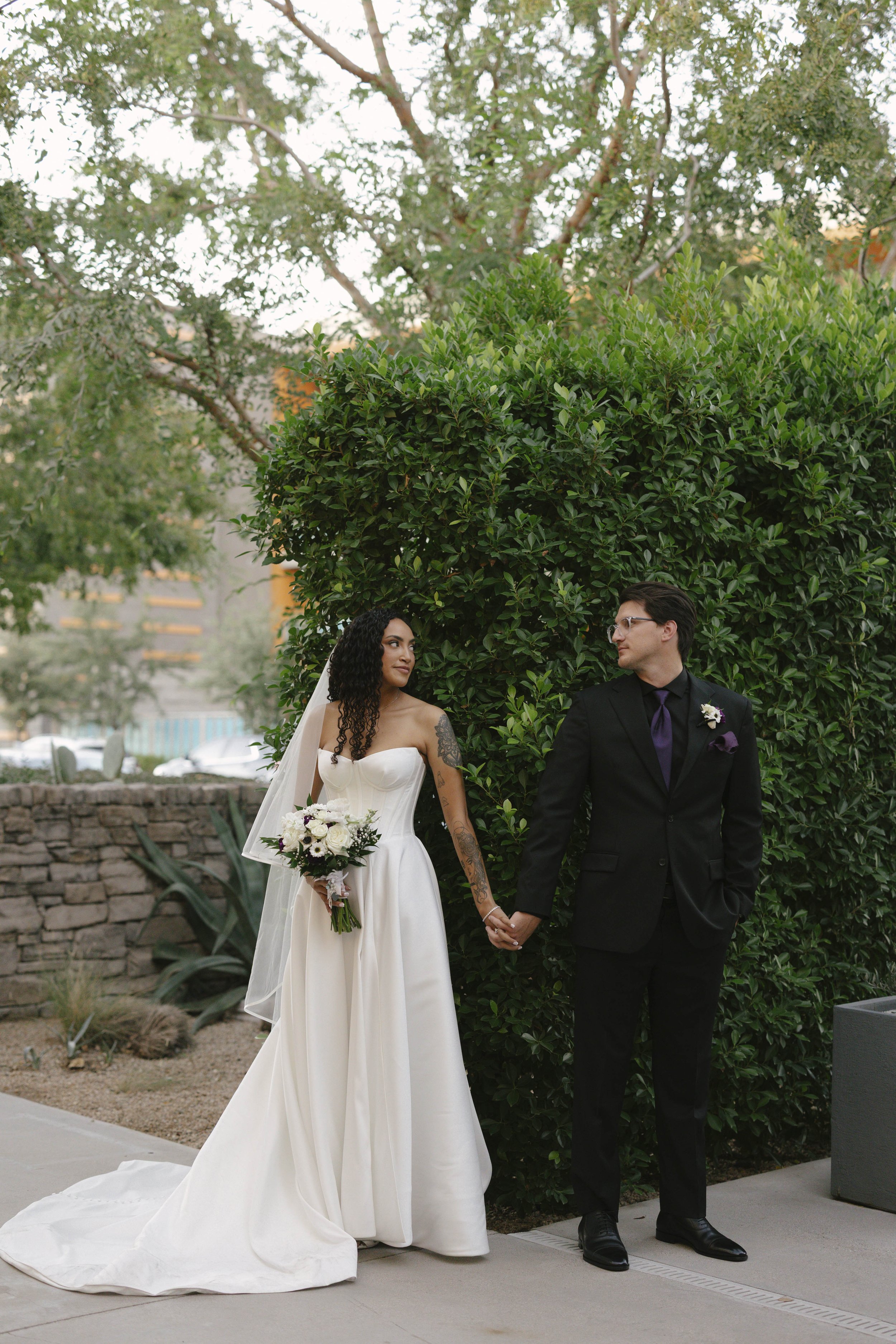 Arizona wedding photography at The Clayton House in Scottsdale featuring modern design, soft light, emotional connection, and authentic interactions captured throughout the day.