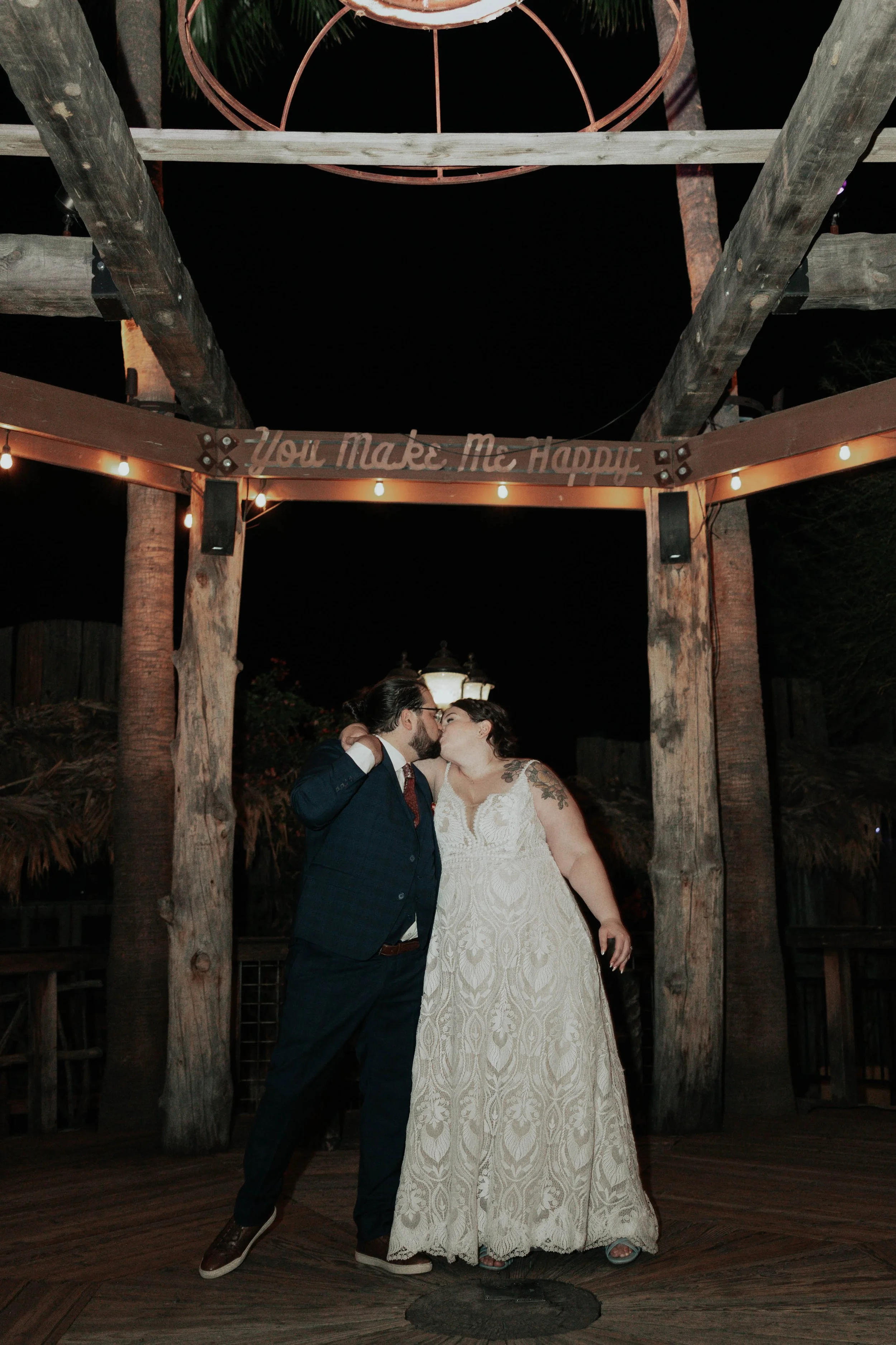 The evening ended with a romantic first dance beneath the lights of the Boojum Tree followed by a joyful sparkler exit surrounded by family and friends. It was the perfect way for Lauren and Joel to close out their beautiful Phoenix garden wedding ce