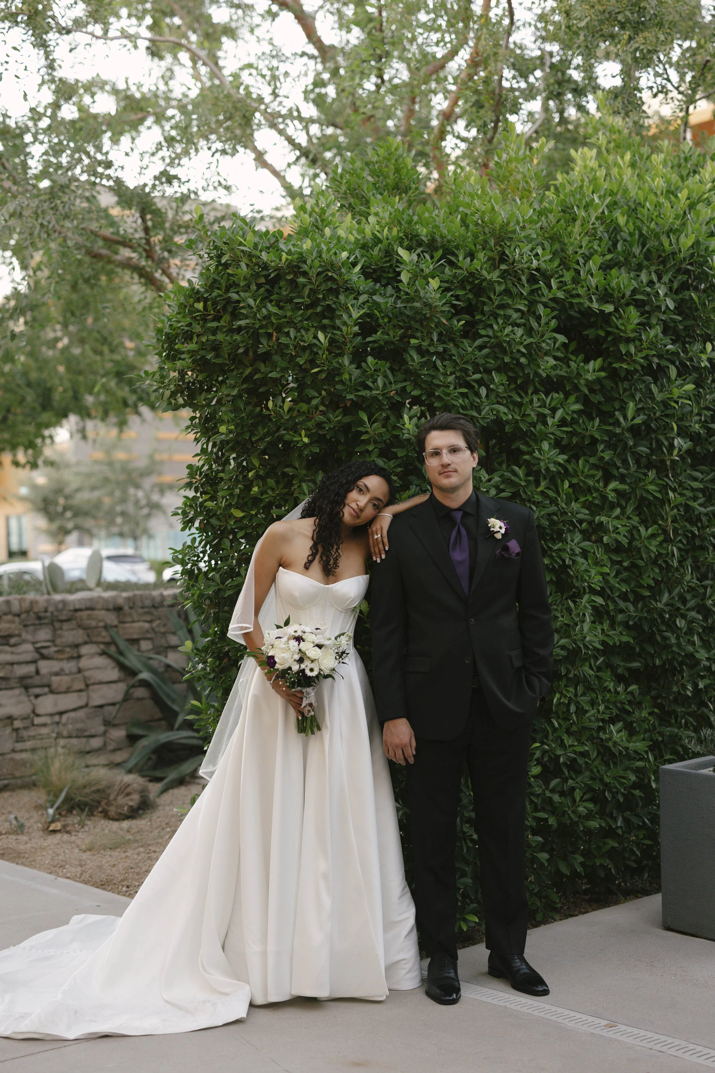 Arizona wedding photography at The Clayton House in Scottsdale featuring modern design, soft light, emotional connection, and authentic interactions captured throughout the day.